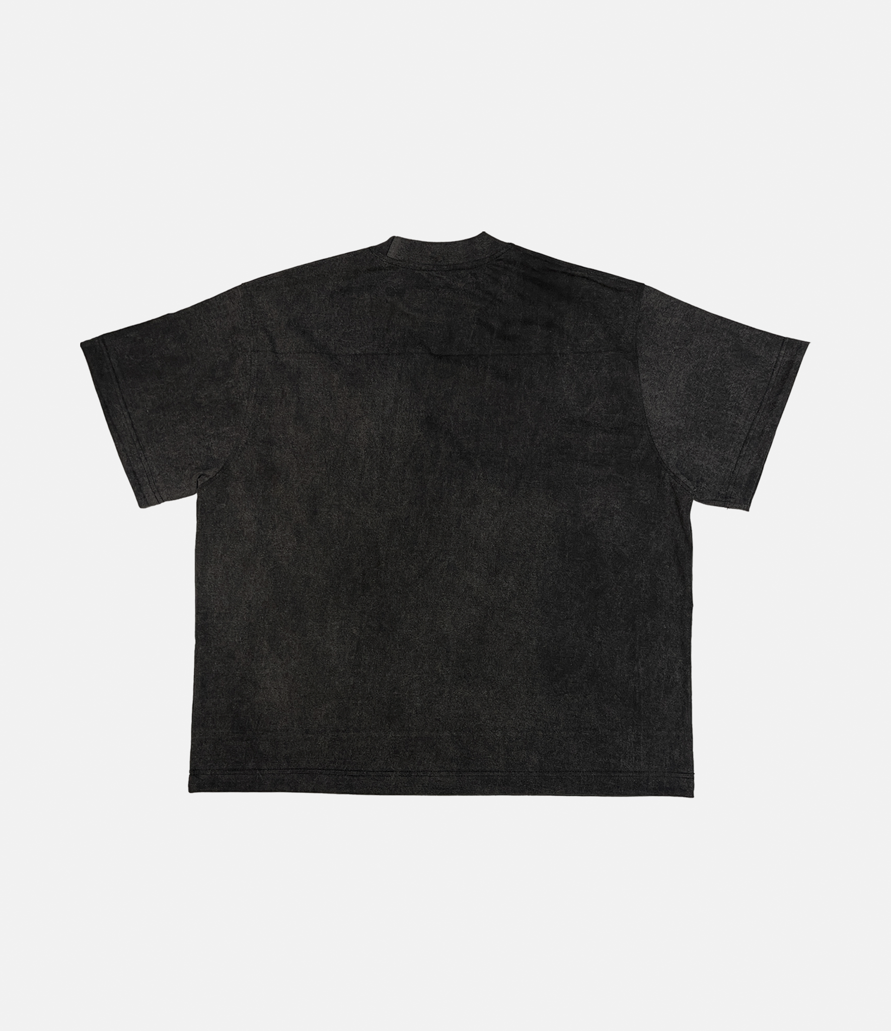 BOX TEE, WASHED BLACK