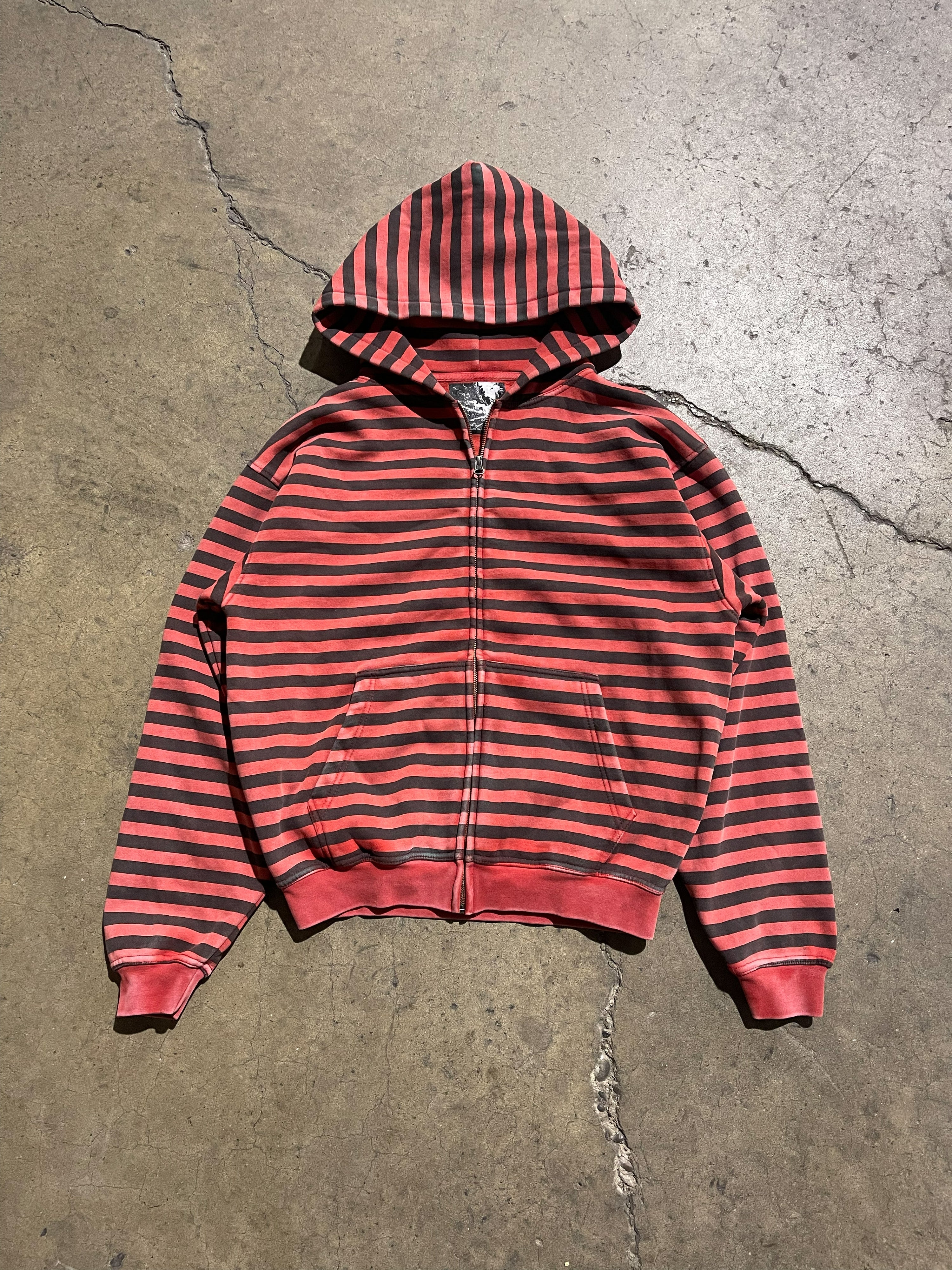 FREDDY - Stone Washed Zip-Up Hoodie