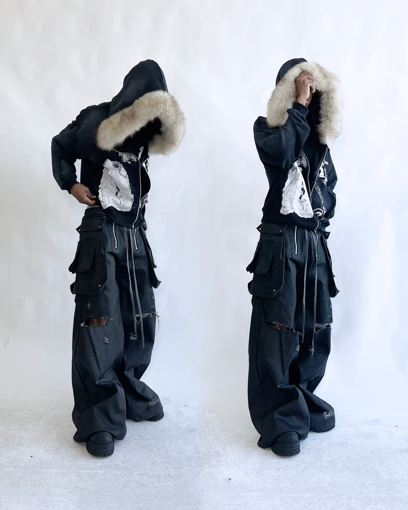 Mycelium V3 Fur Hoodie