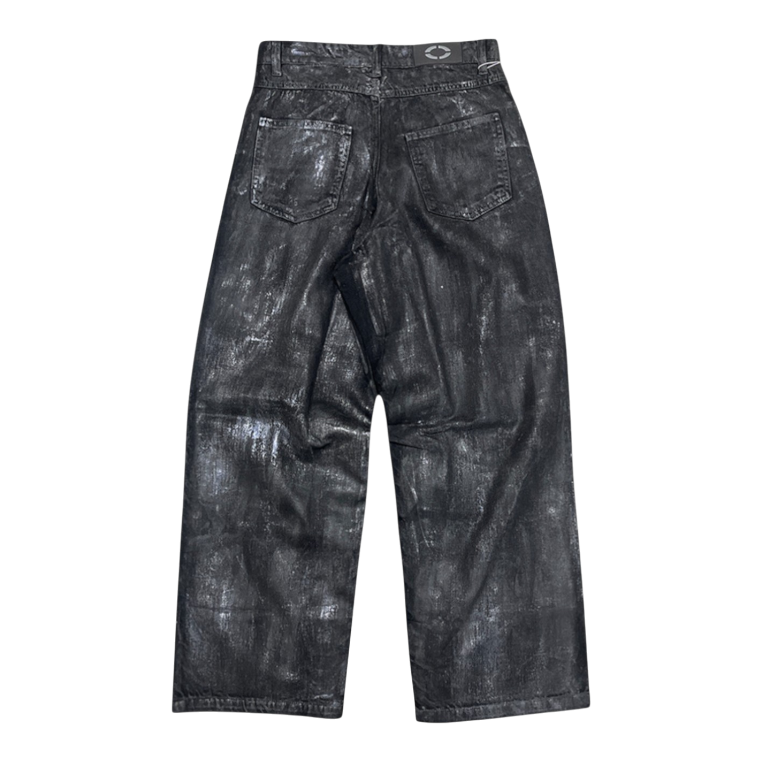 WIDE LEG DENIM, HAND-WAXED