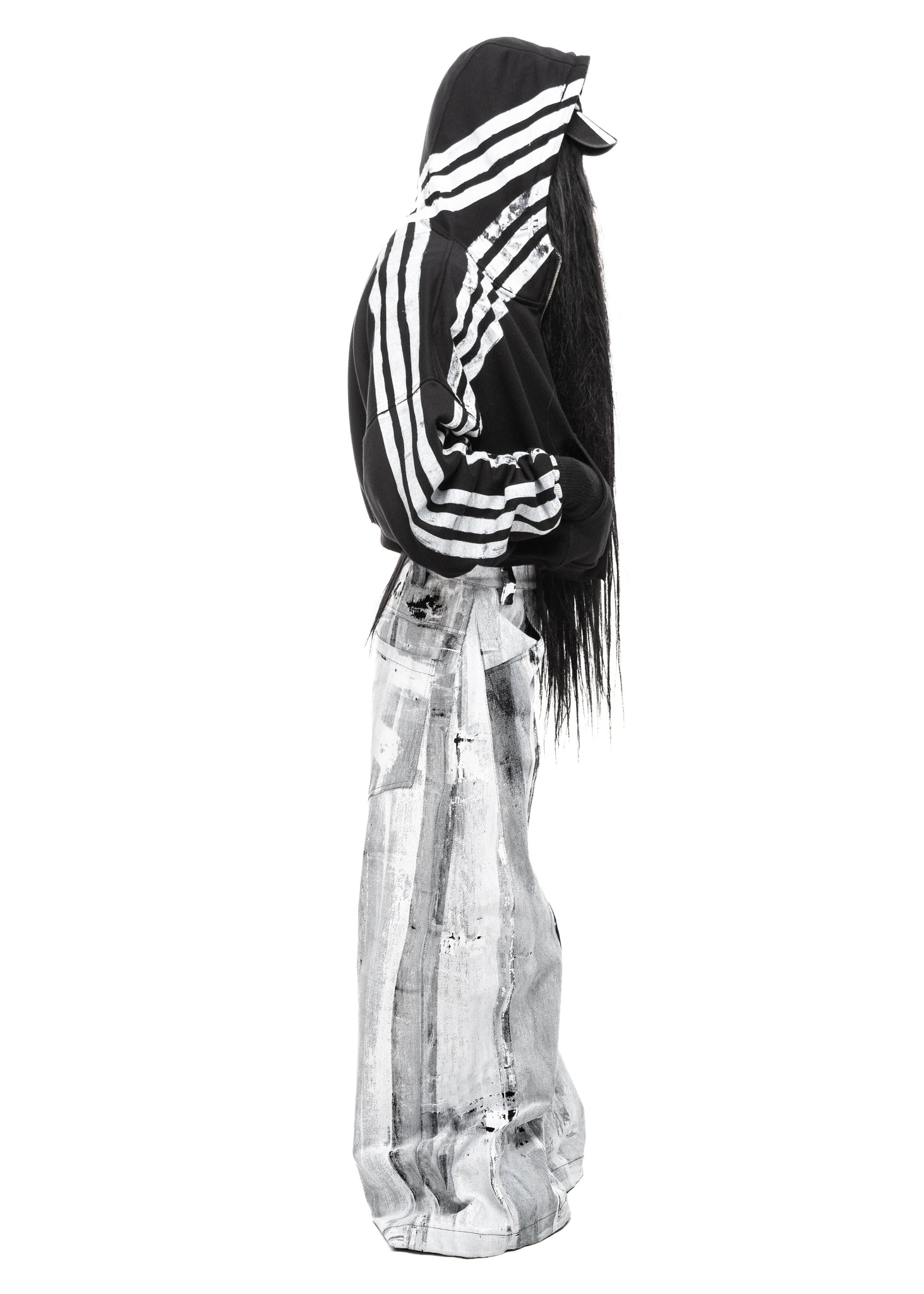 WAXED WHITE JEANS