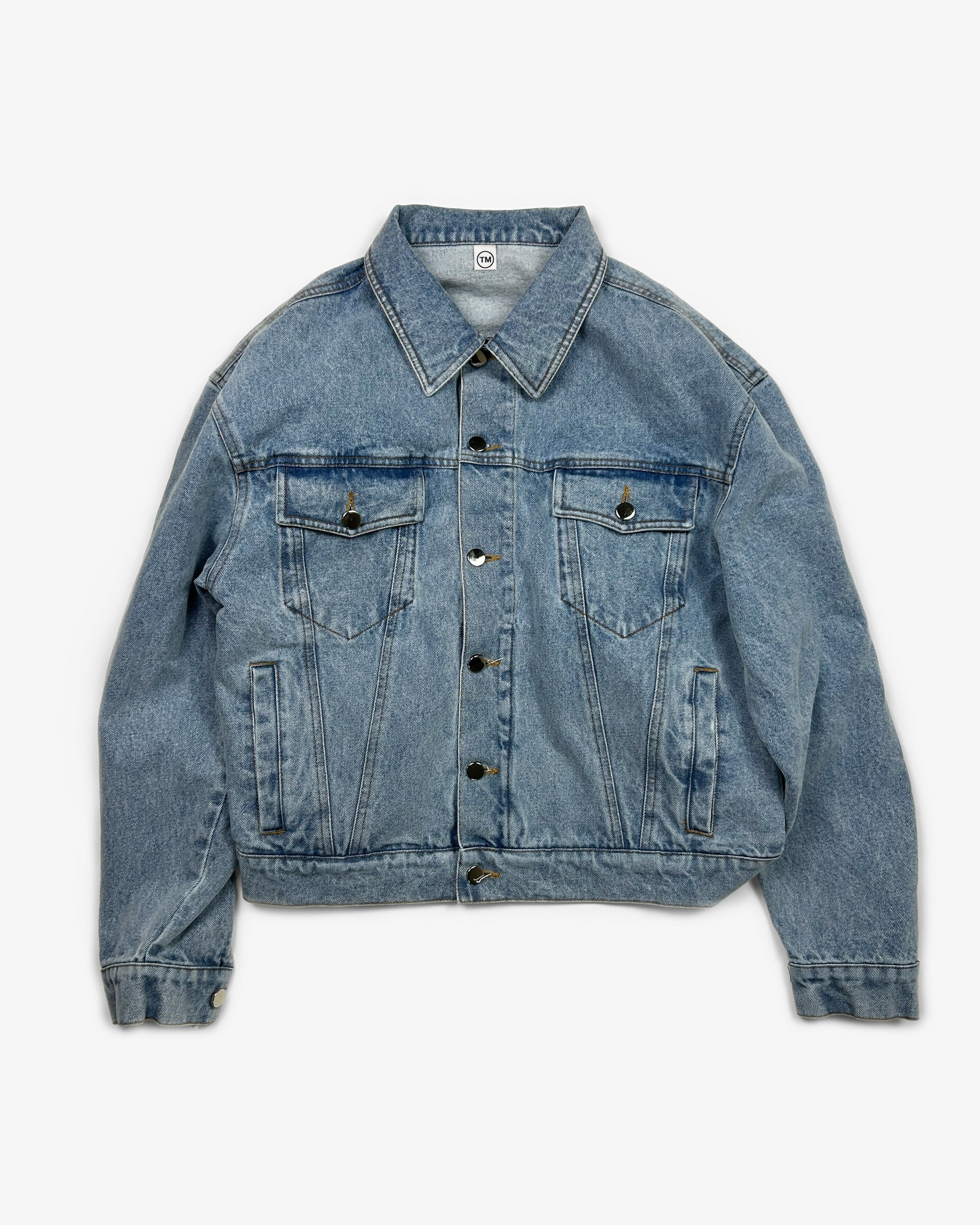 Bumper Sticker Denim Jacket