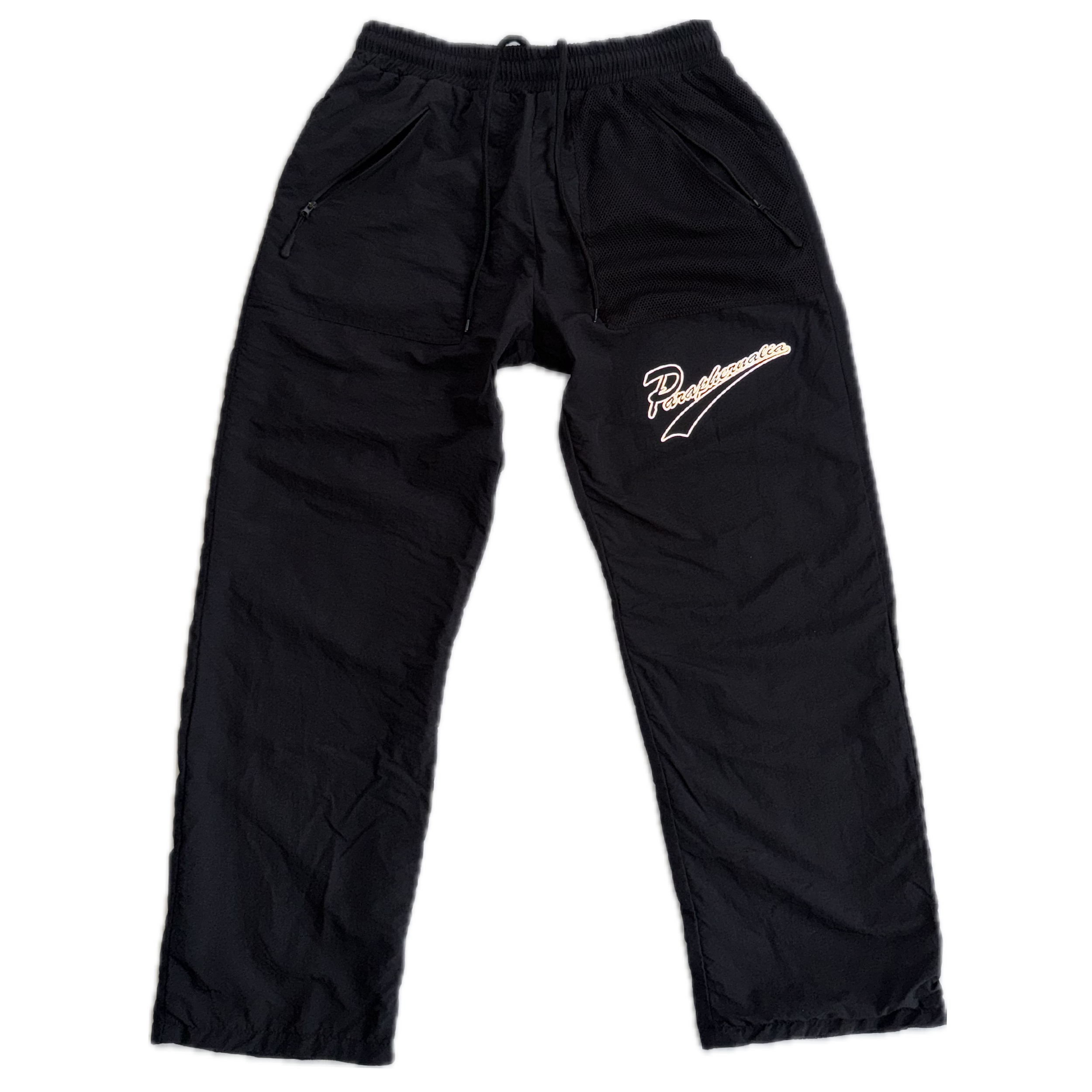 ℗ BLACK NYLON PANTS