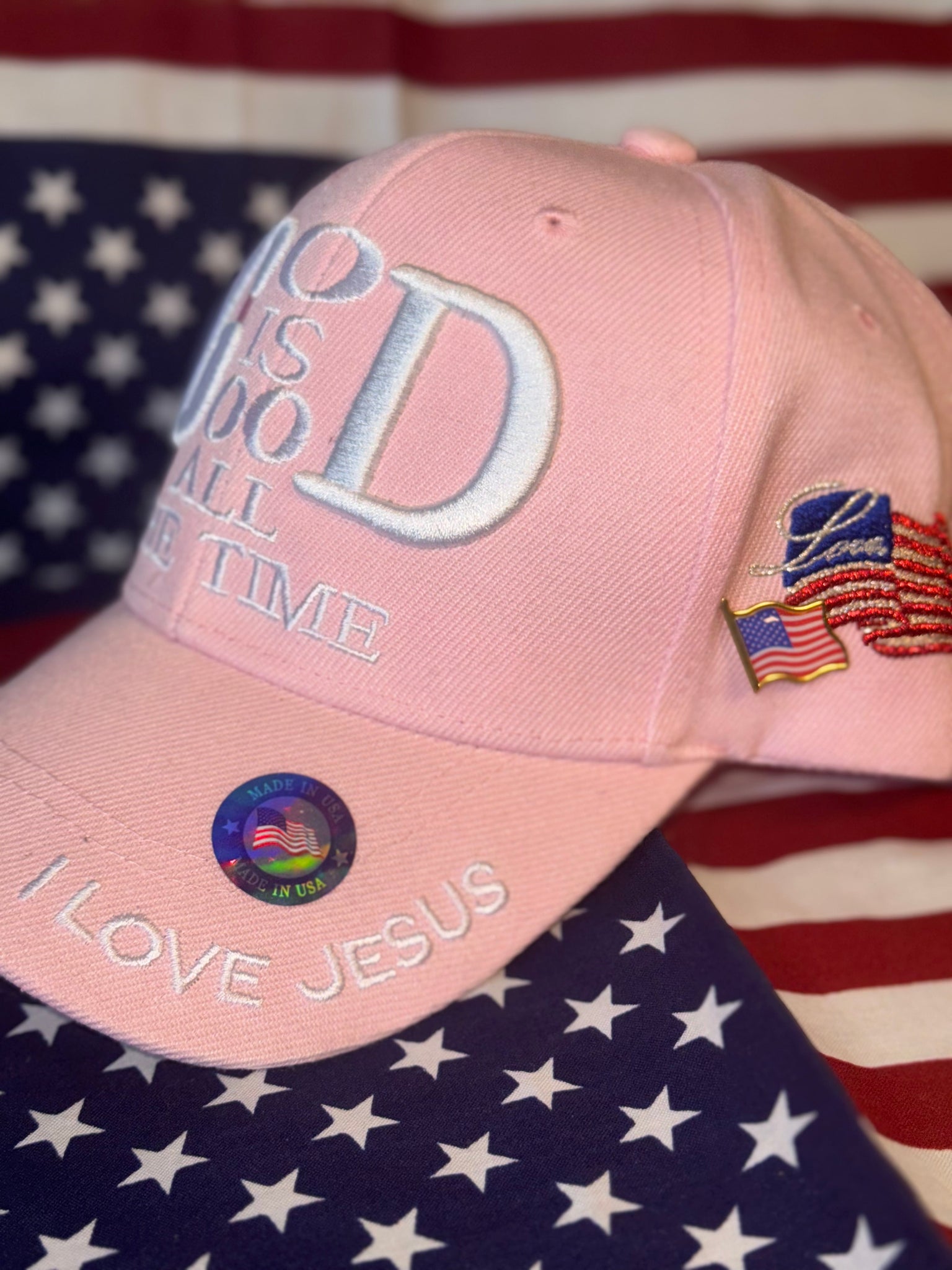 God Is Good Hat (Pink)