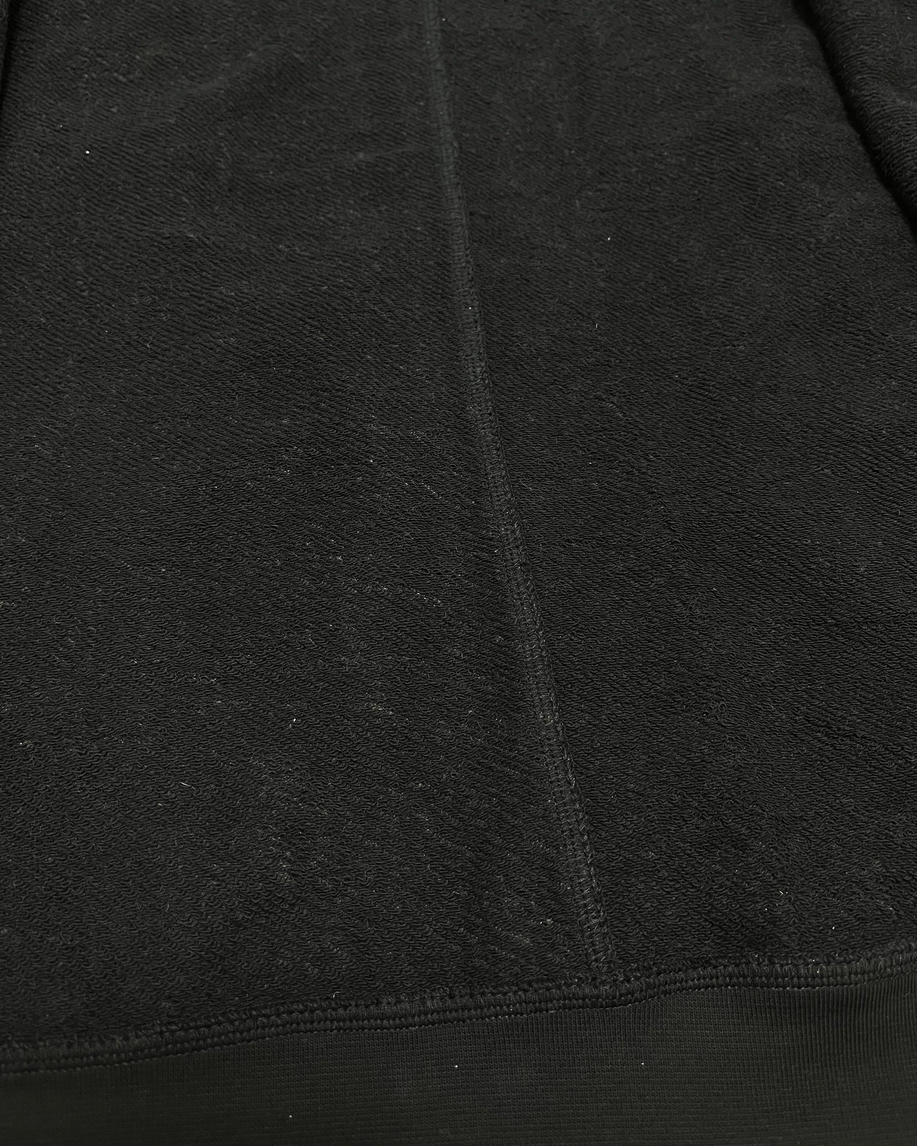 “ROUGH” Inside-Out Oversized Basic V Zip Hoodie