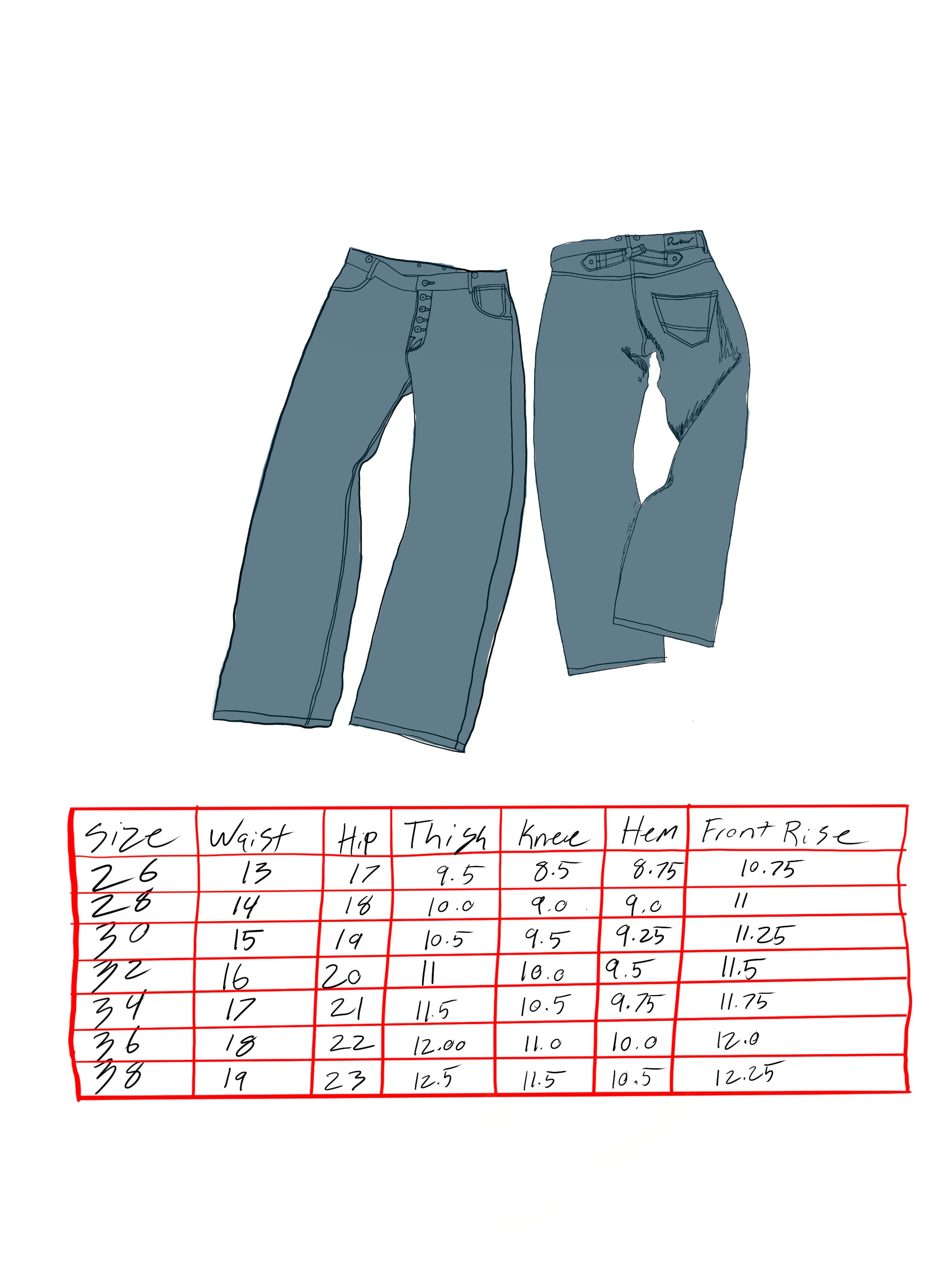 Dc500xx 17 Oz Selvedge Denim Jeans