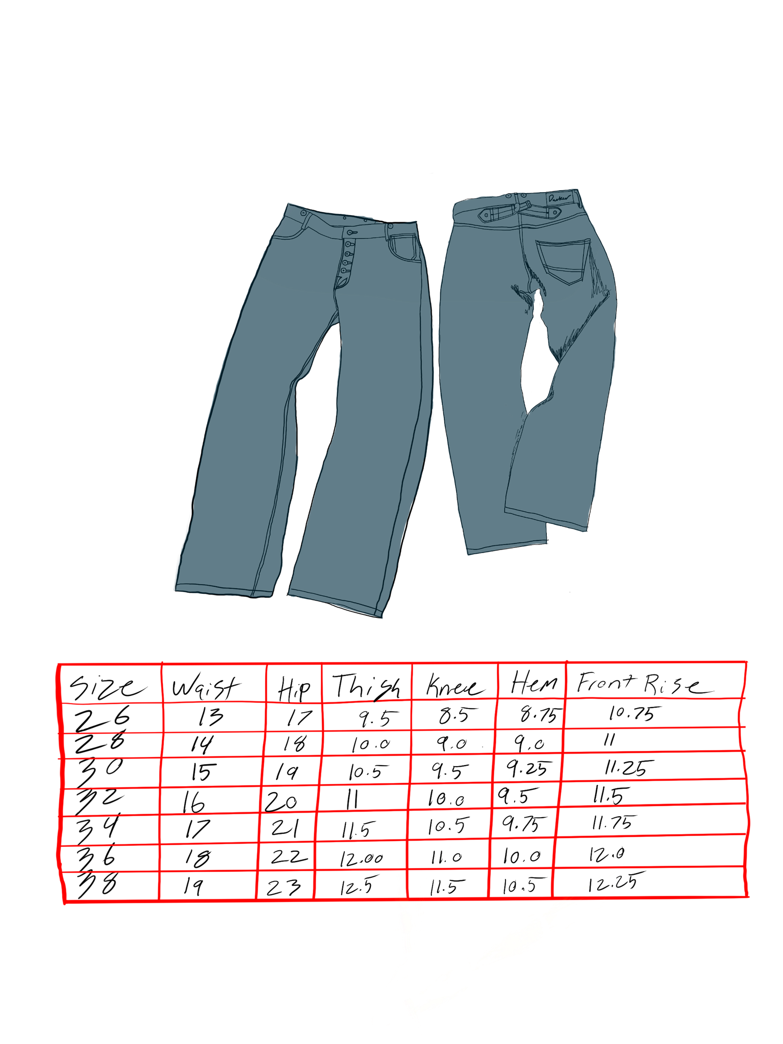 Dc500xx 17 Oz Selvedge Denim Jeans