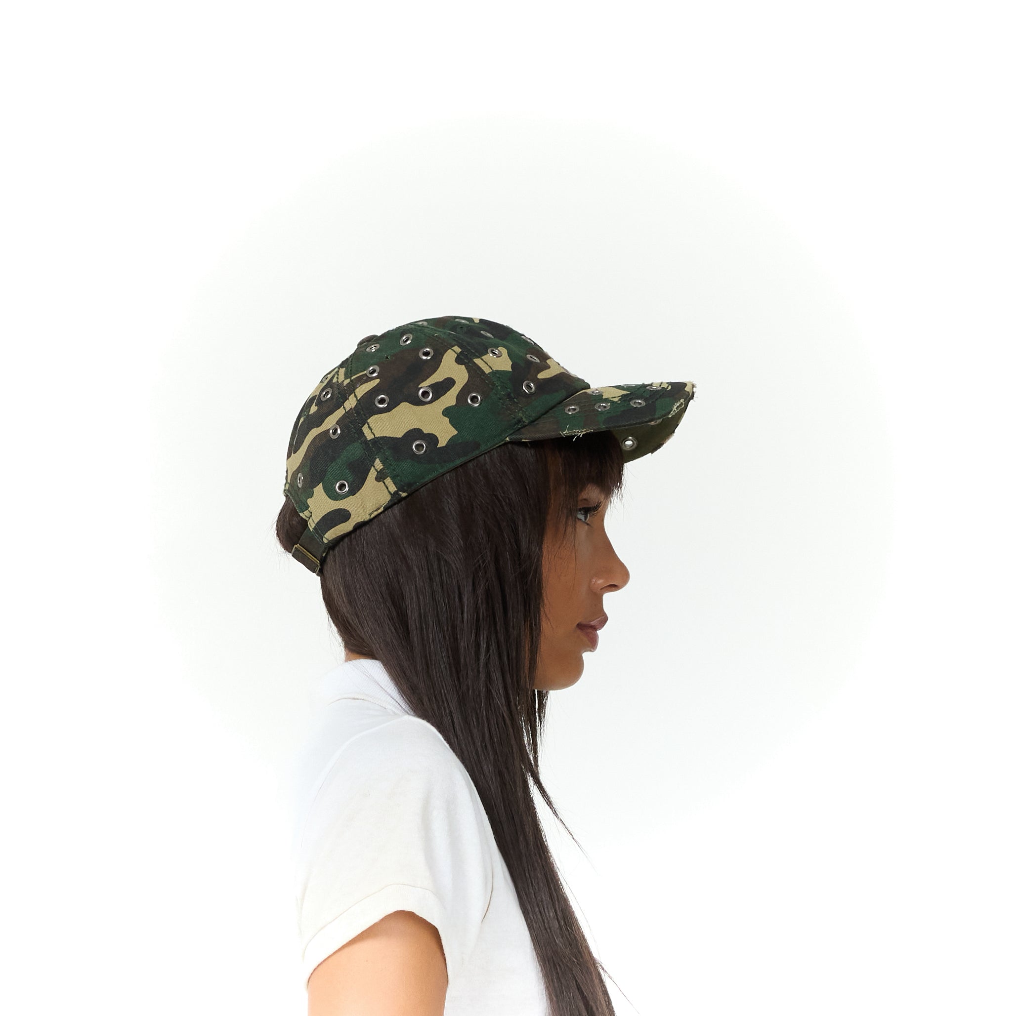 METAL STABBED THRASHED CAP