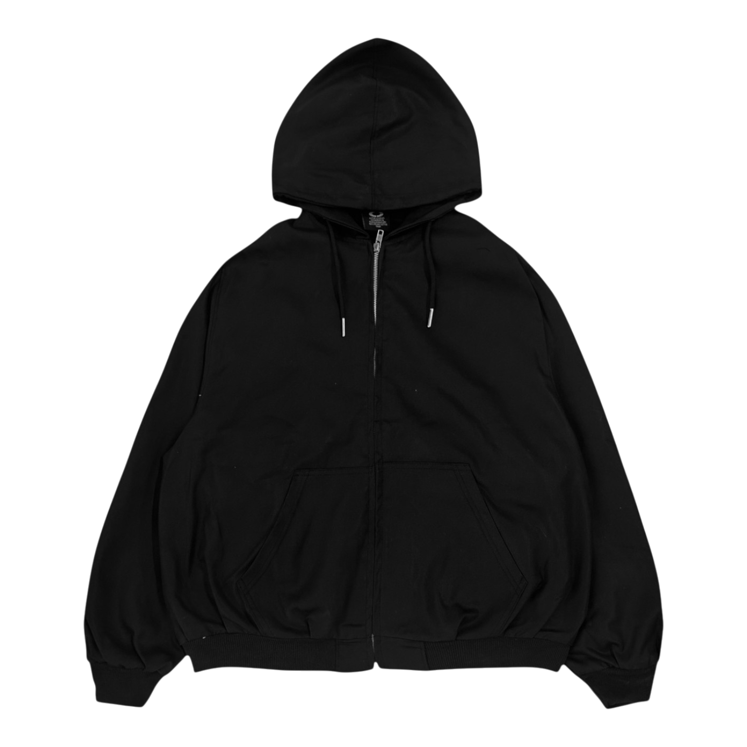 HOODED BOMBER, BLACK