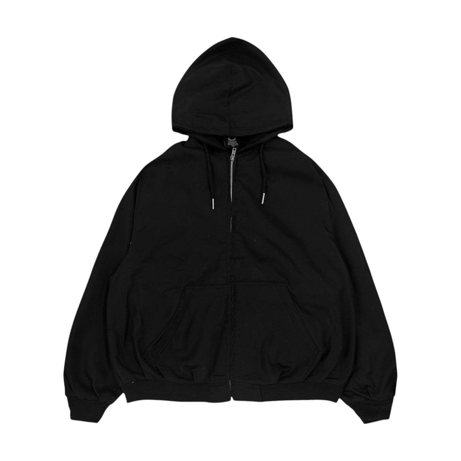 HOODED BOMBER, BLACK