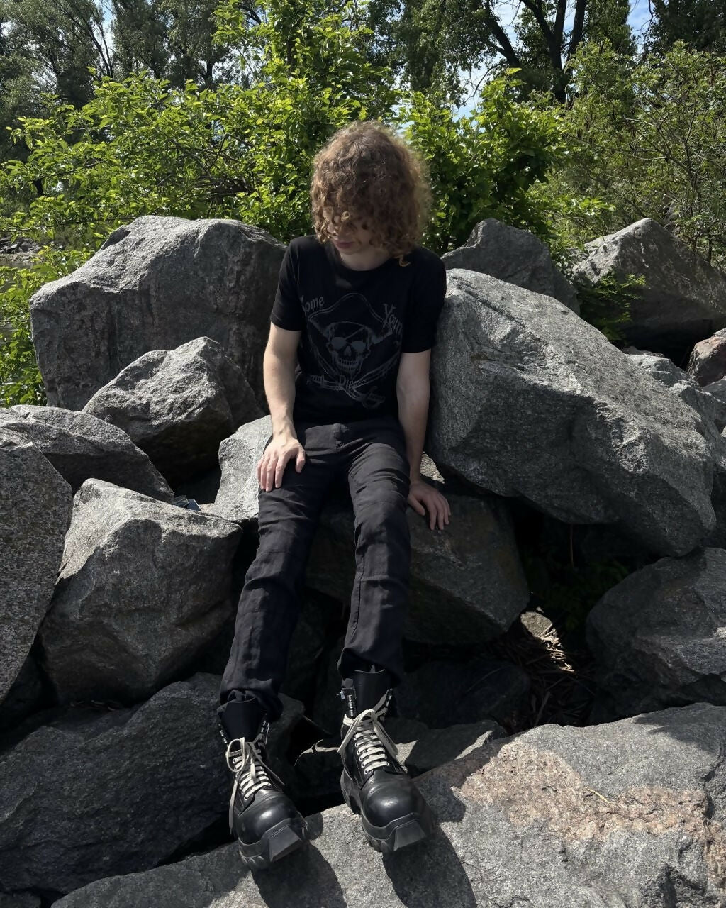 «Some Die Young» Black Tee