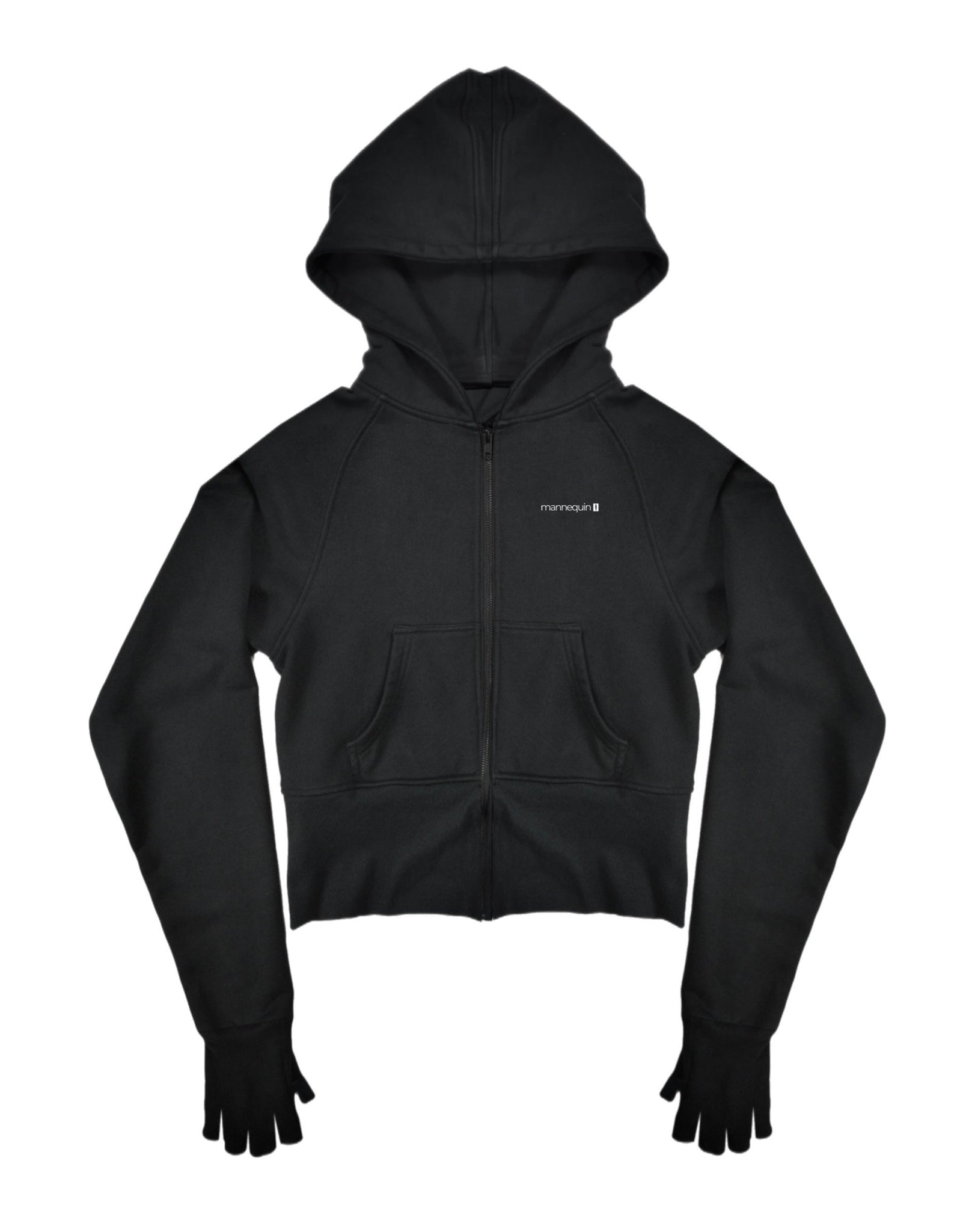 Mannequin 2.0 Zip Hoodie (Black)