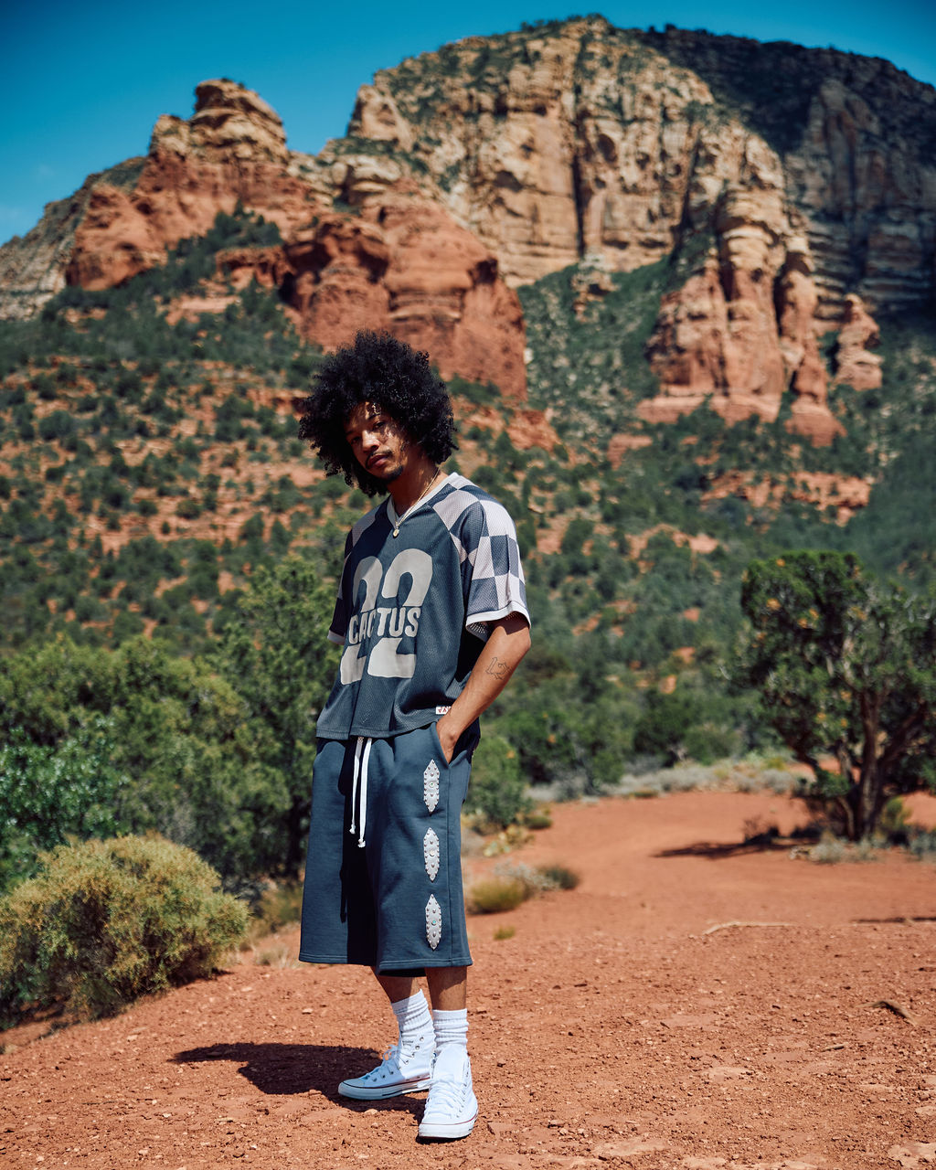 Studded Sweat Shorts