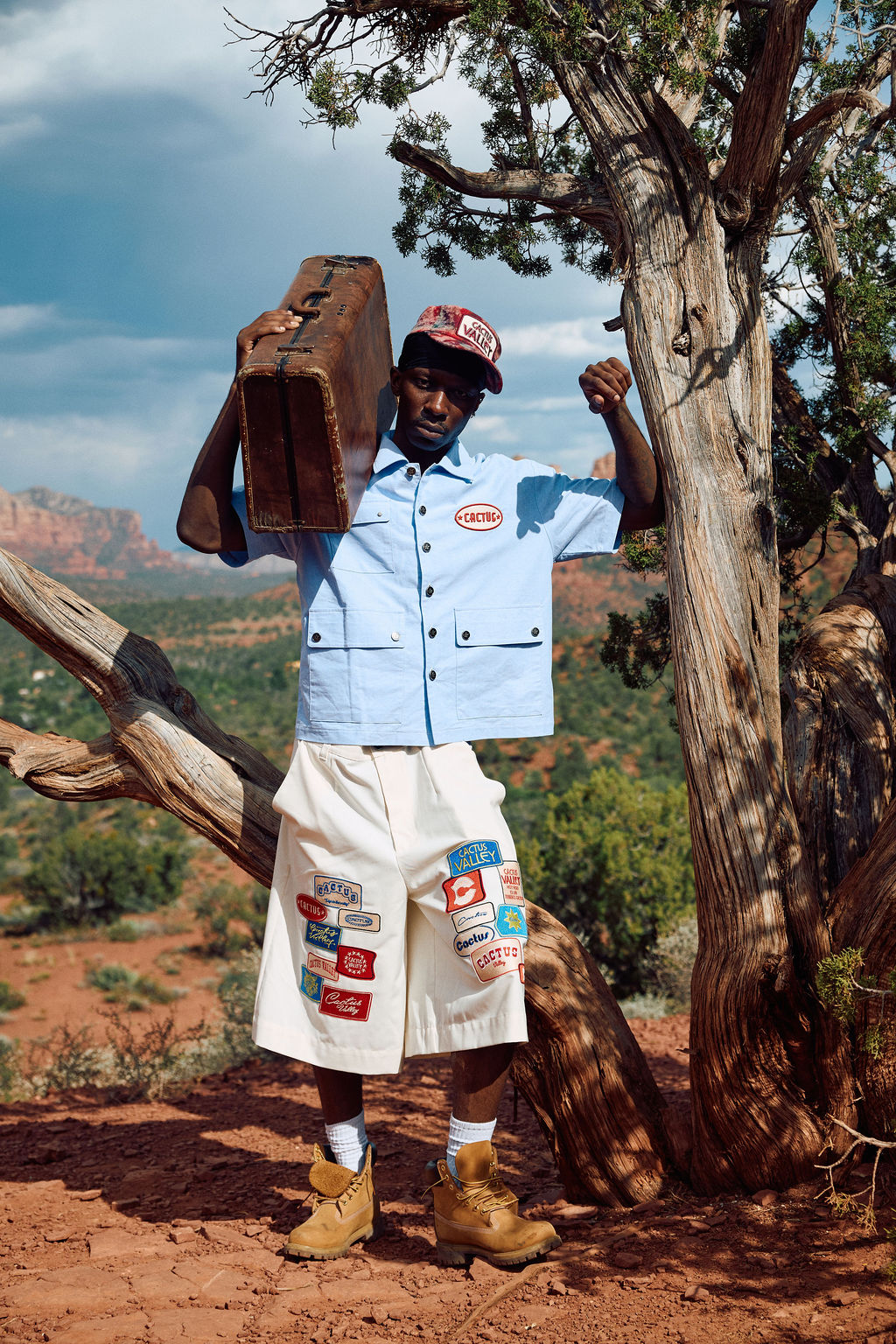 Pleated Roadside Shorts - Bone