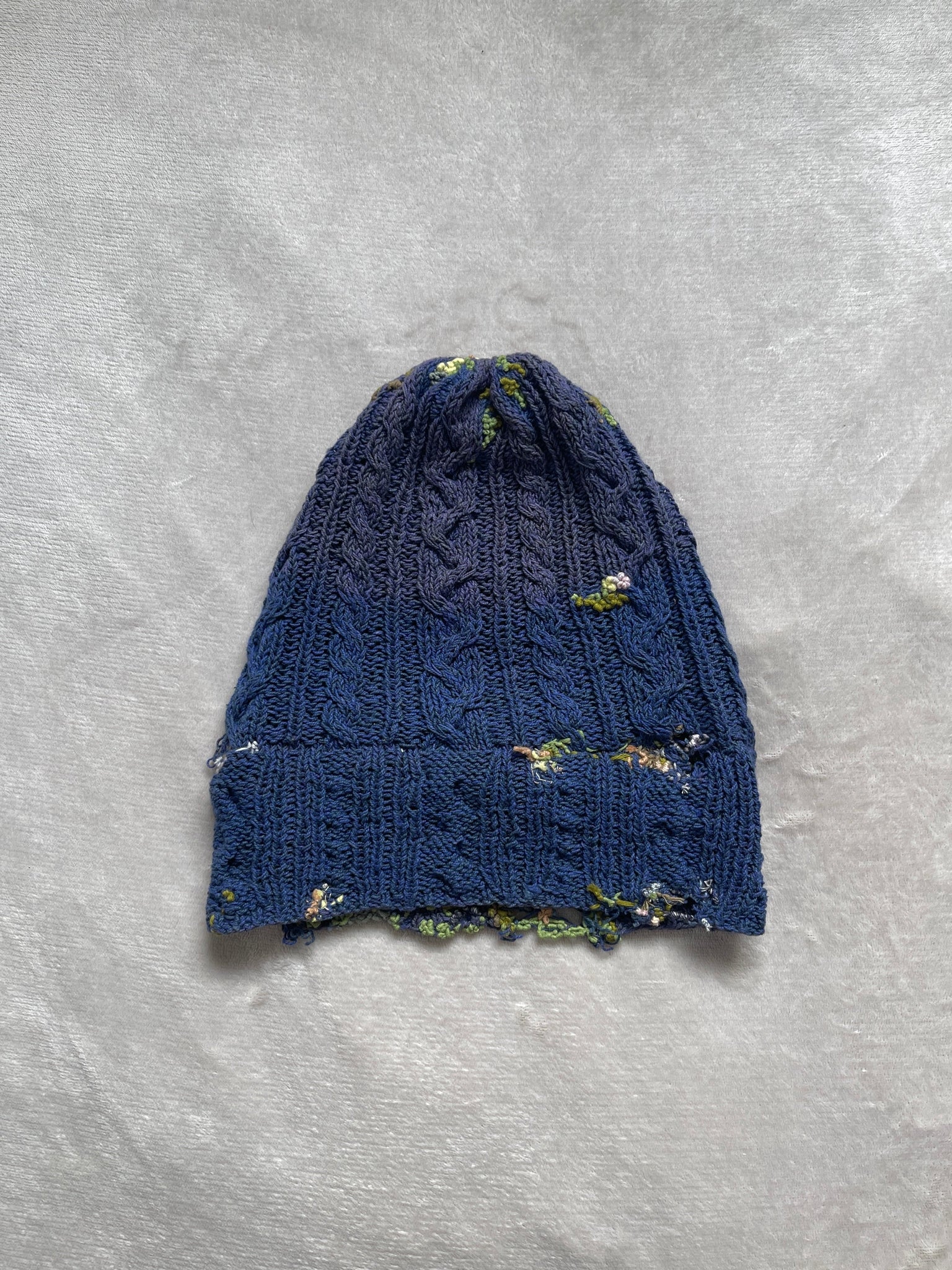 "" Embroidered Dot Beanie
