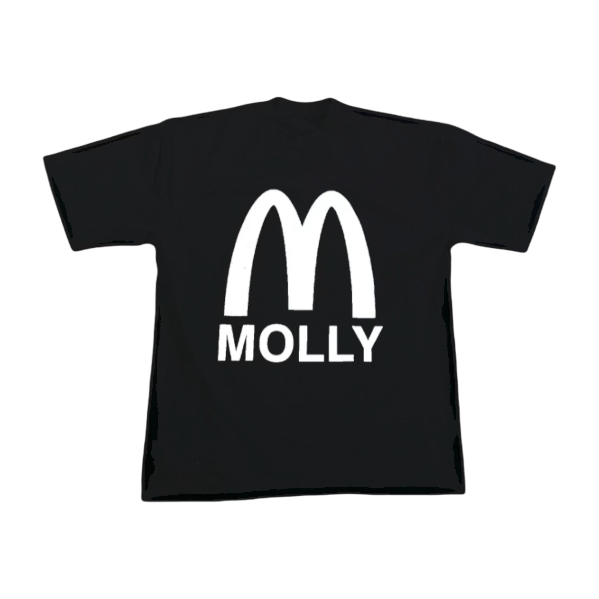 100% COTTON MOLLY TEE (BLACK)