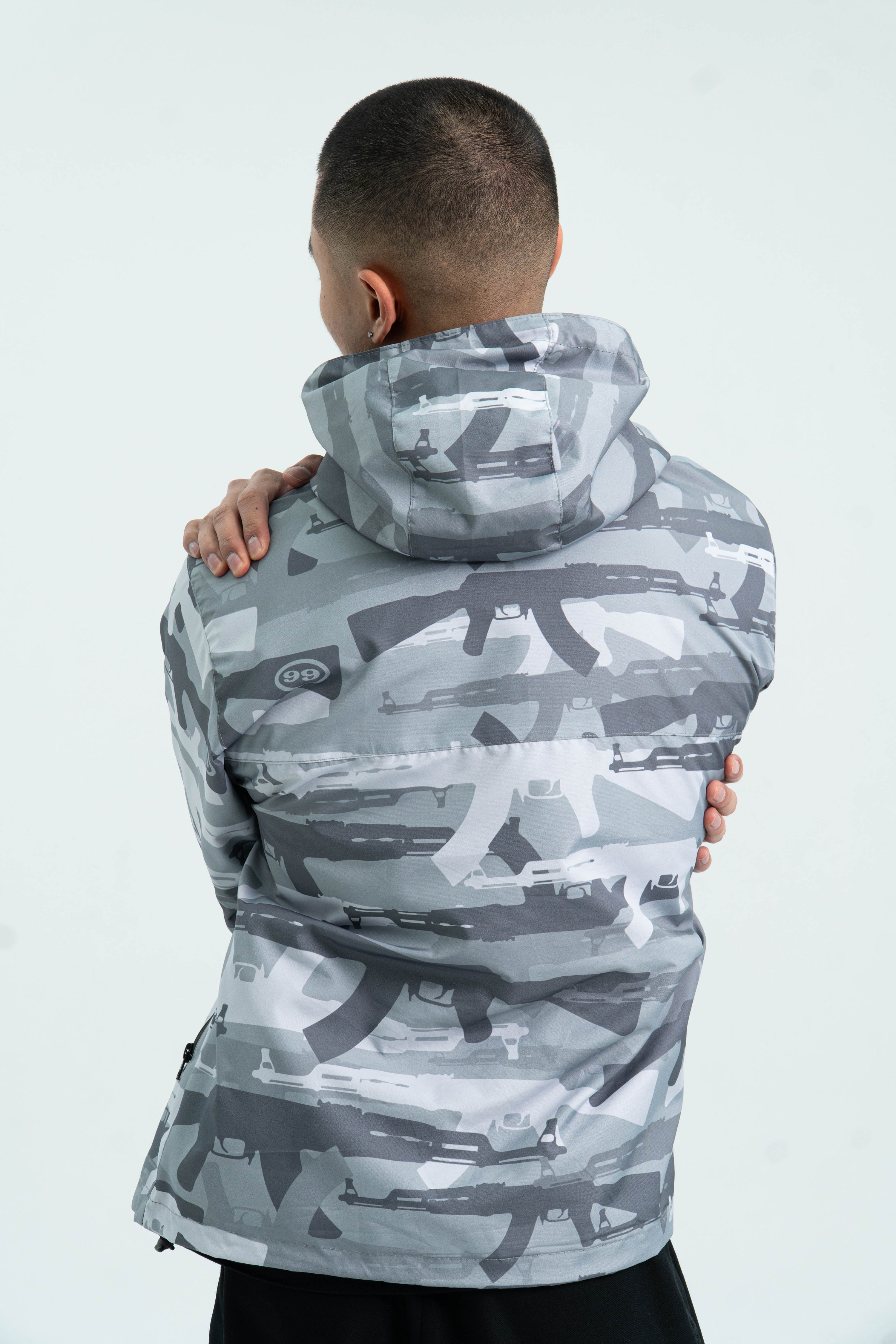 "C.A.M.O V2" REVERSIBLE JACKET (SNOW)