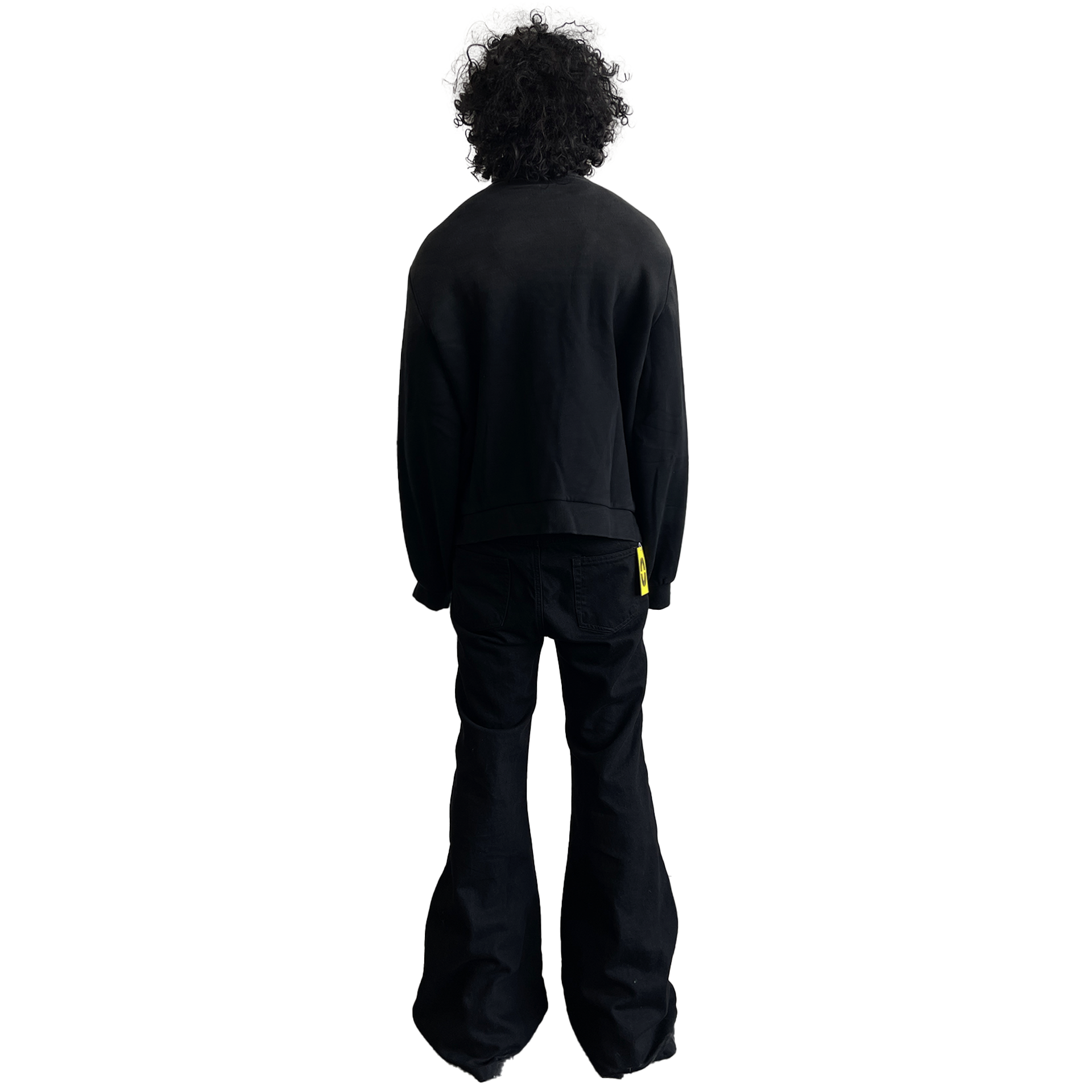 CREWNECK, FADED BLACK