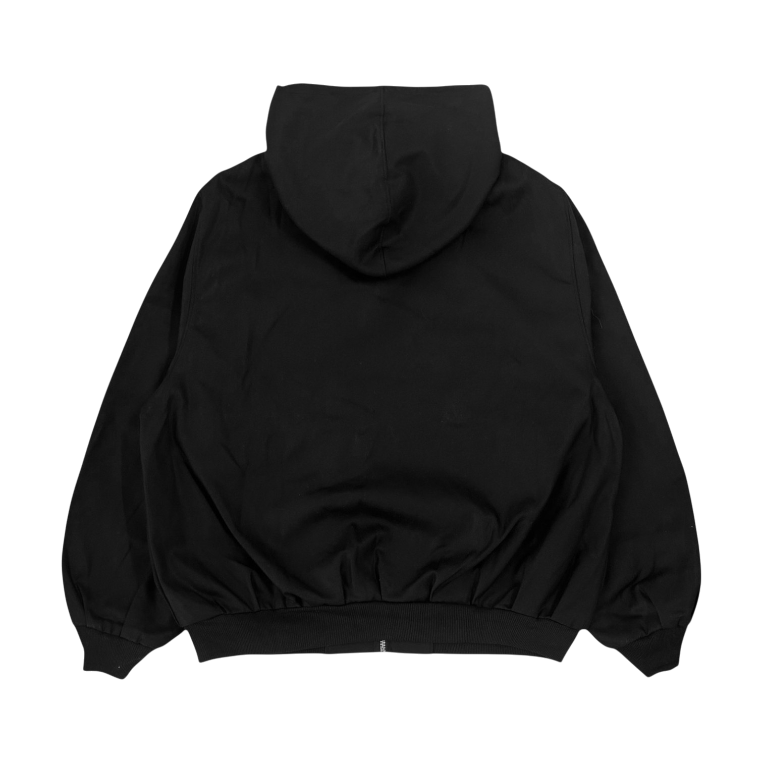 HOODED BOMBER, BLACK