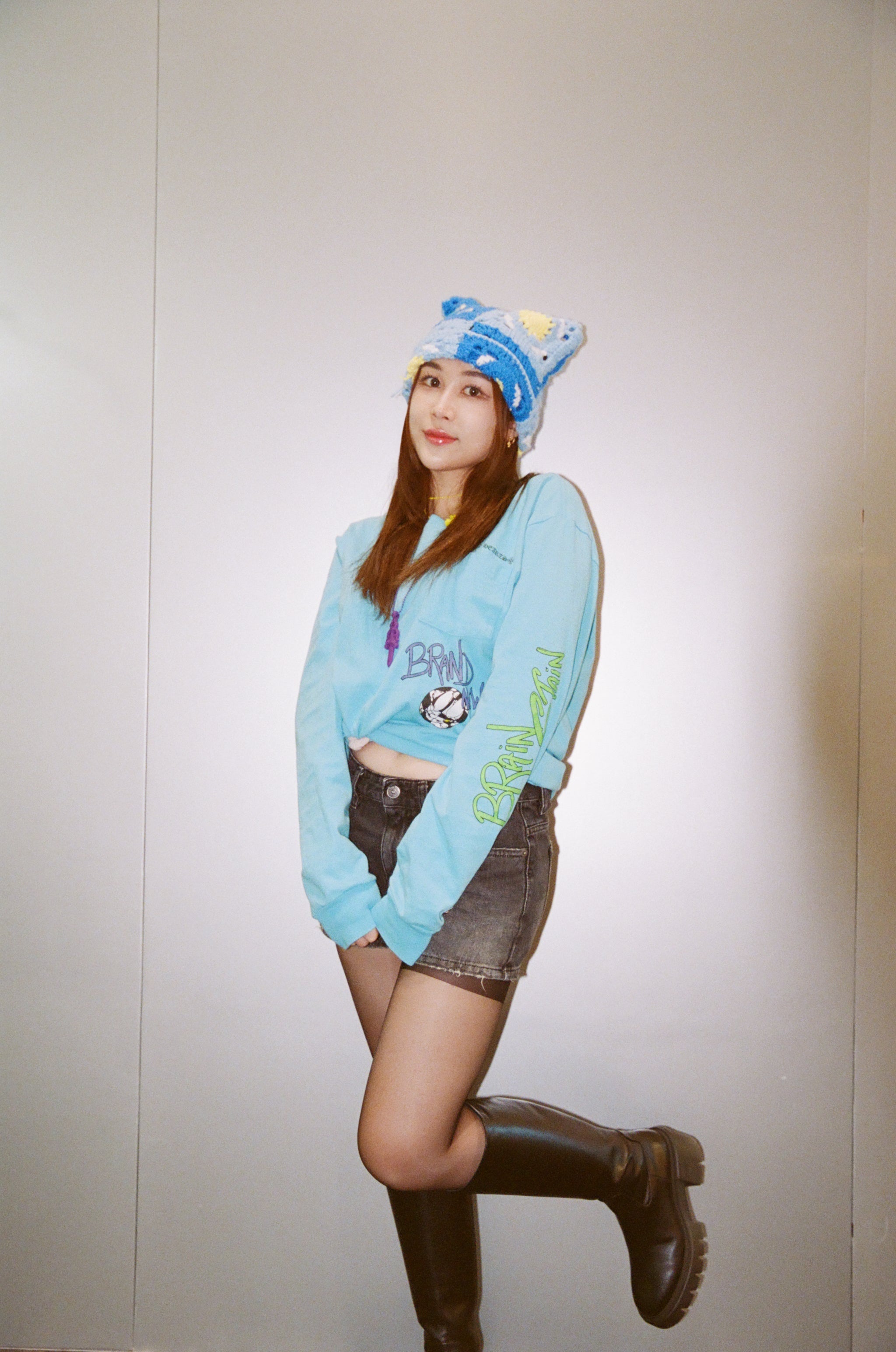 Starry Night Crochet Cat Hat