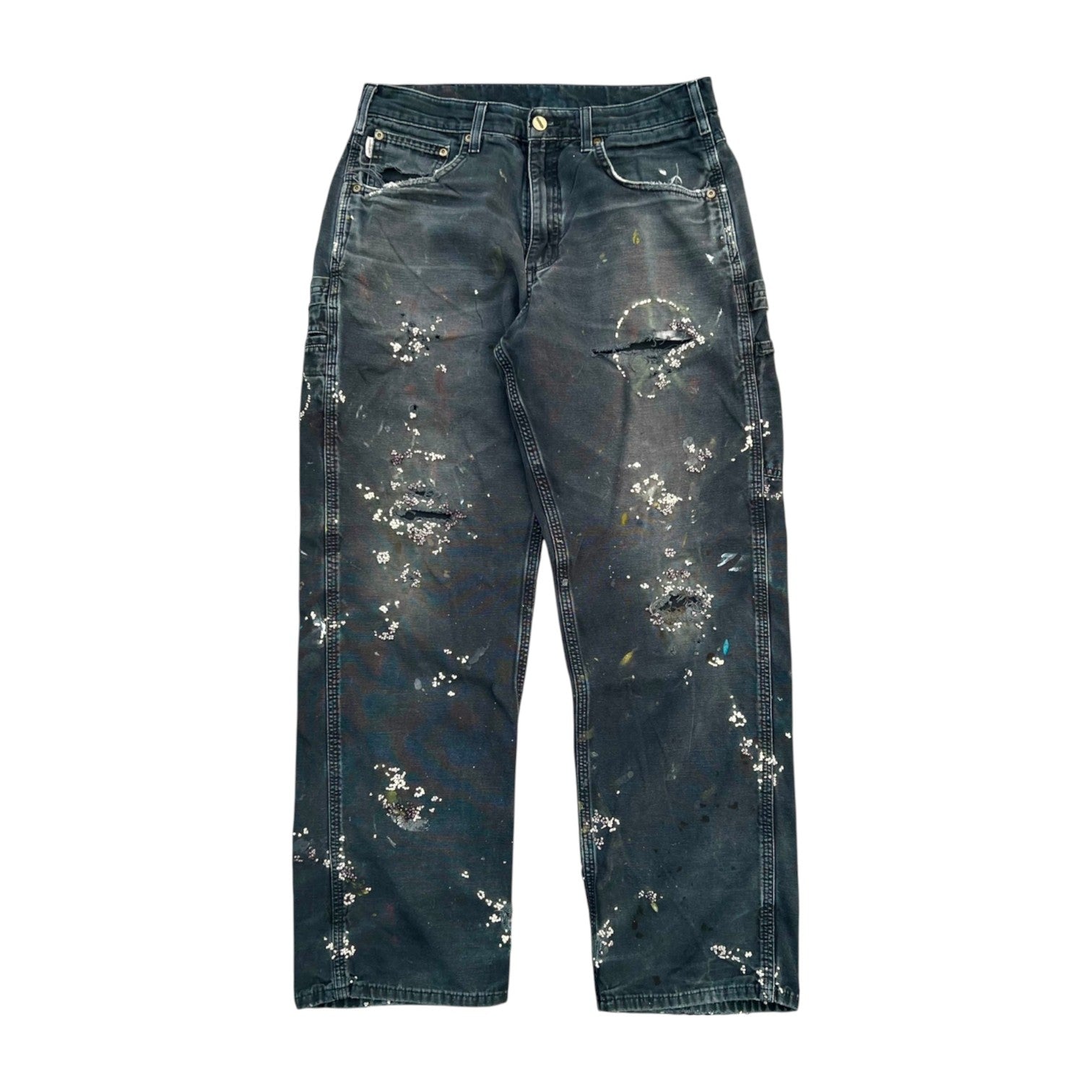 """Embroidered' Dot work pants
