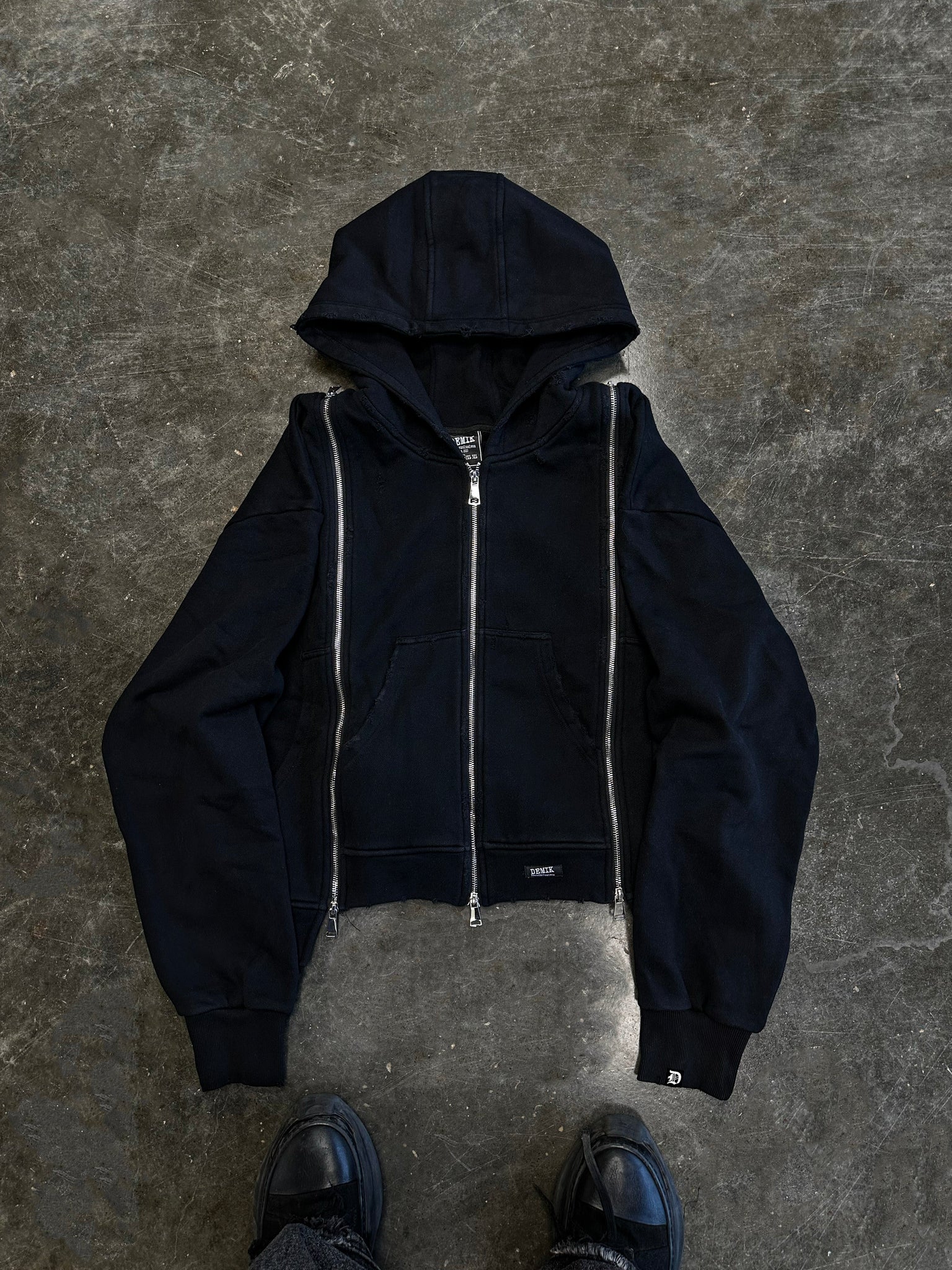 STEALTH 3X ZIP UP HOODIE (PREMADE)