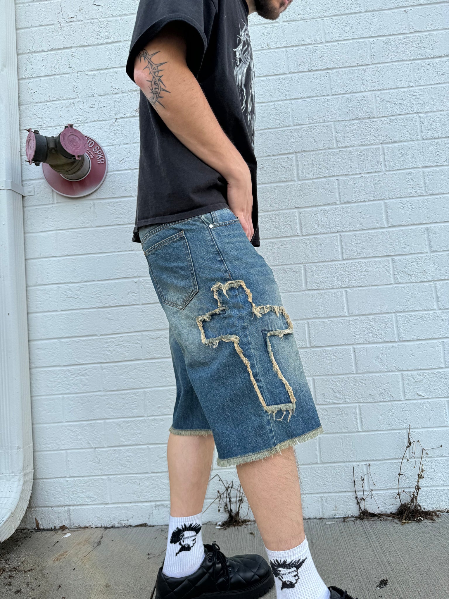 Cross Jorts (Blue)