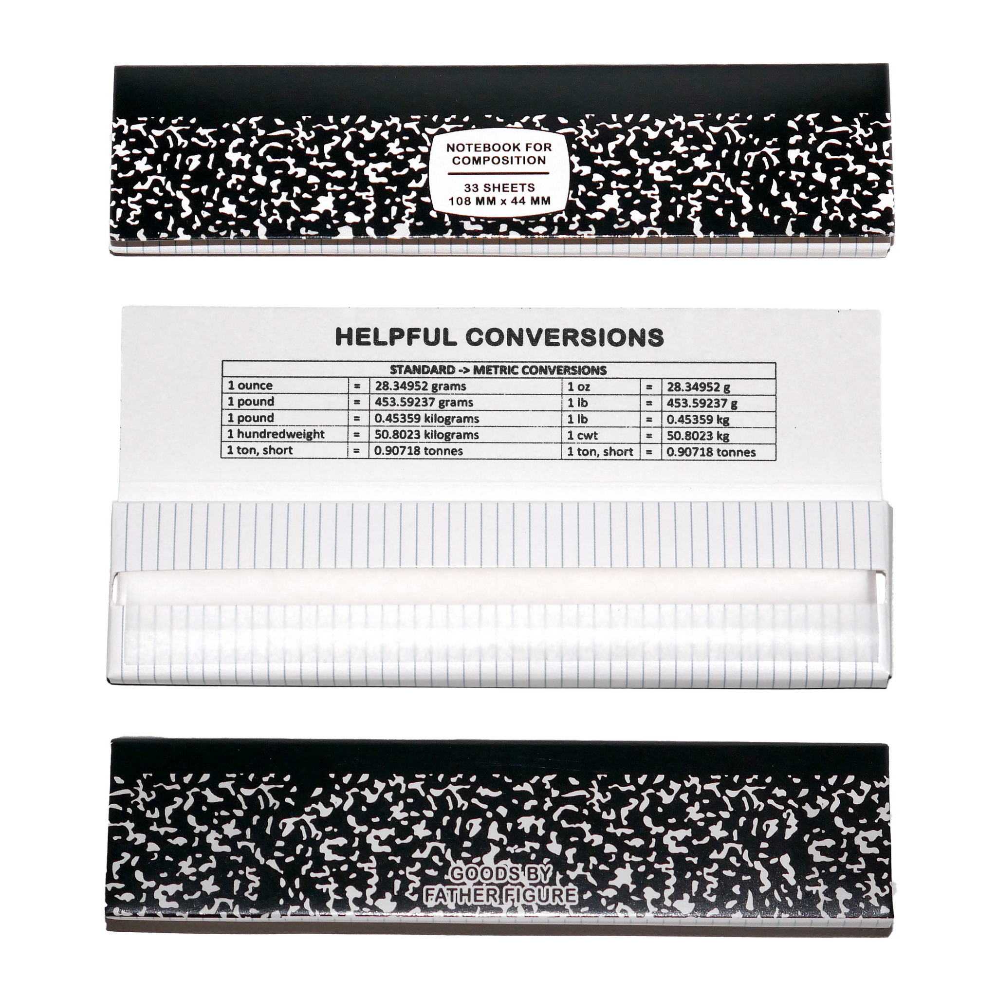 Composition Notebook Rolling Papers