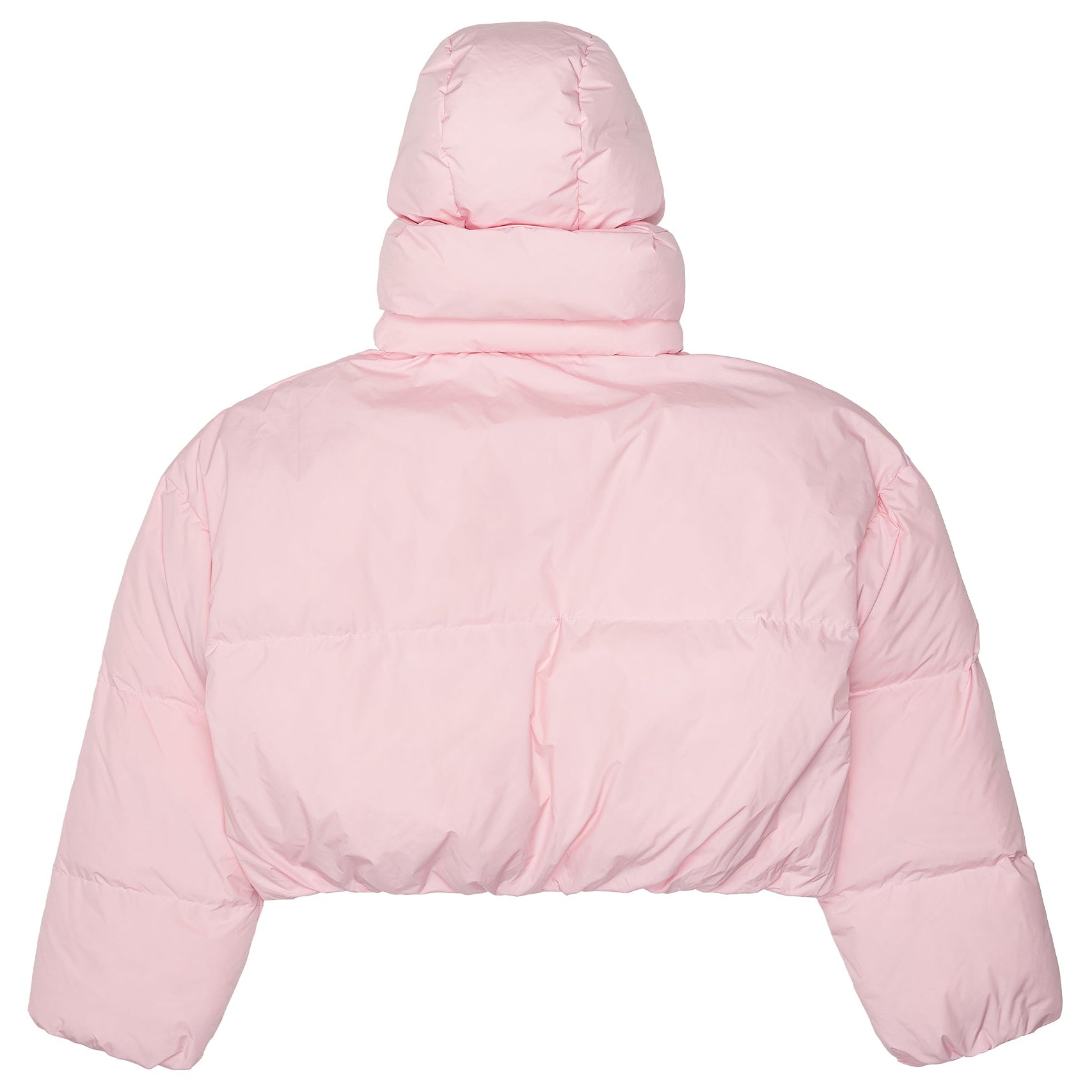 CROPPED DOUBLE NECK BUBBLE (PINK)