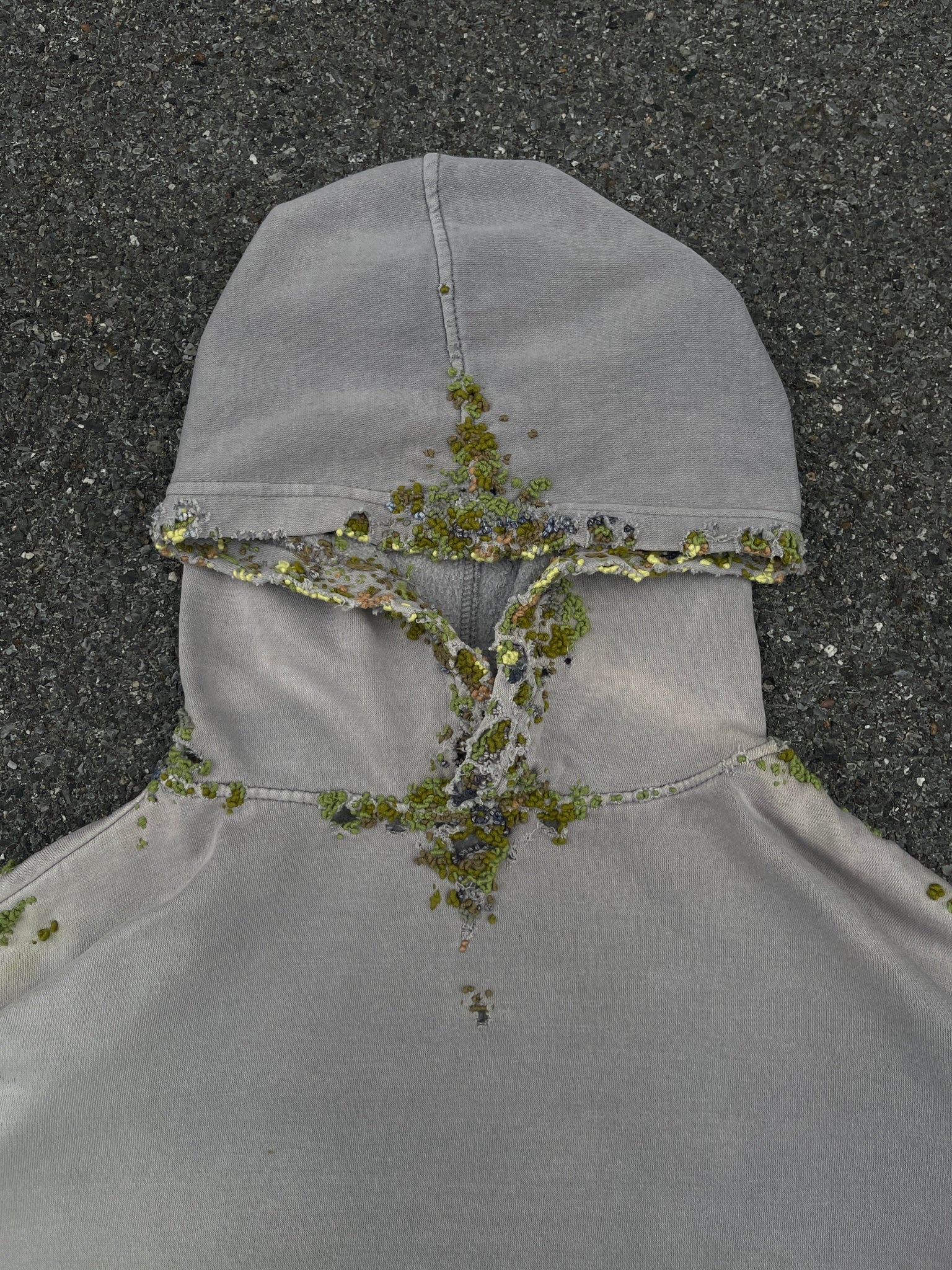 " Embroidered Dot Hoodie