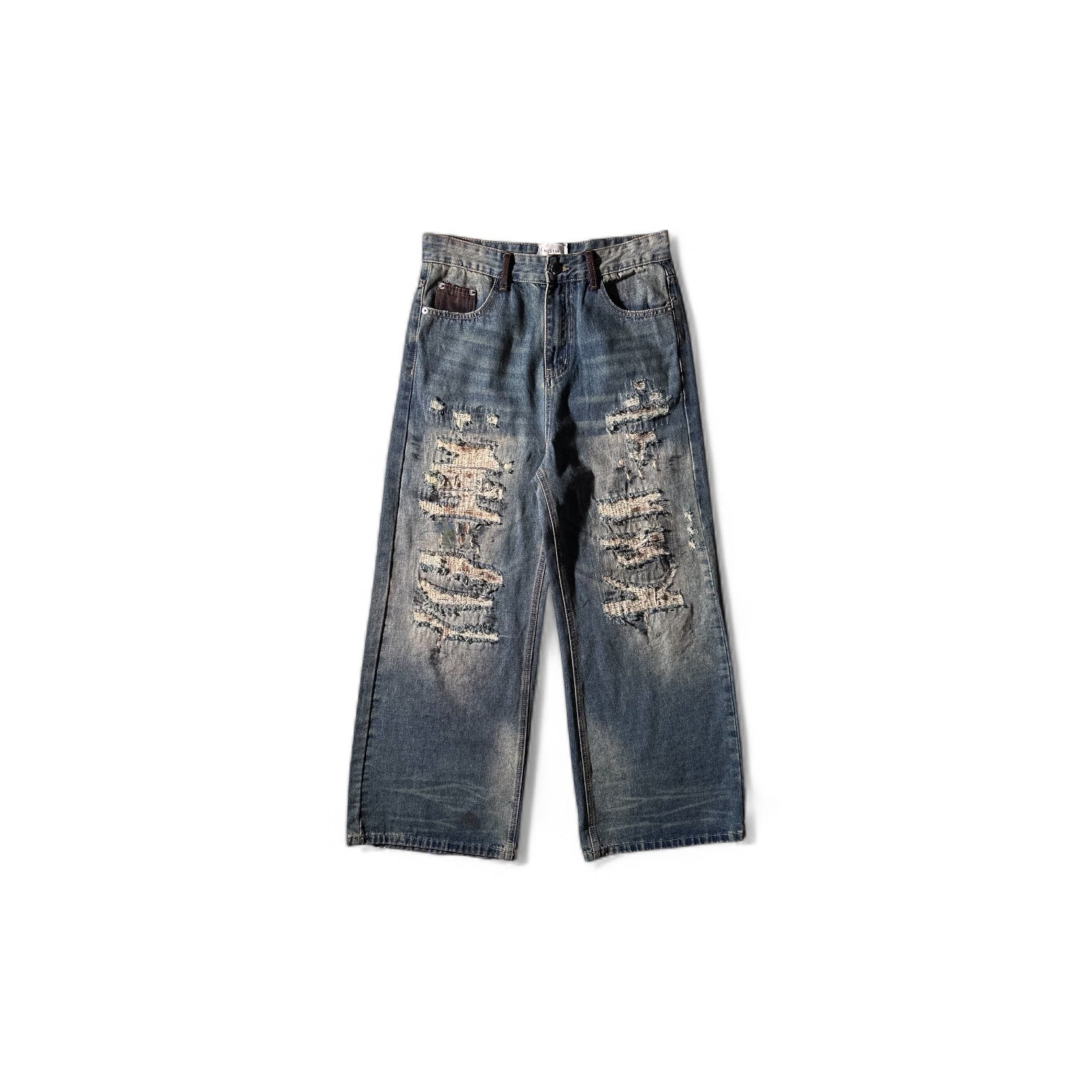 “BURN AND SHOOT THESE JEANS” Jeans