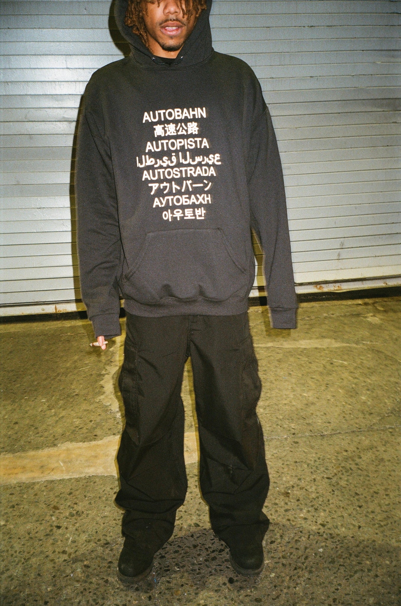 Language Hoodie Black