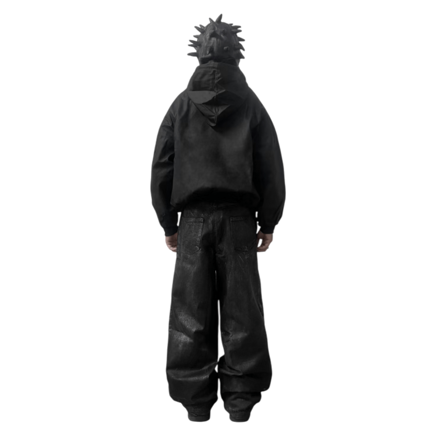 WIDE LEG DENIM, HAND-WAXED