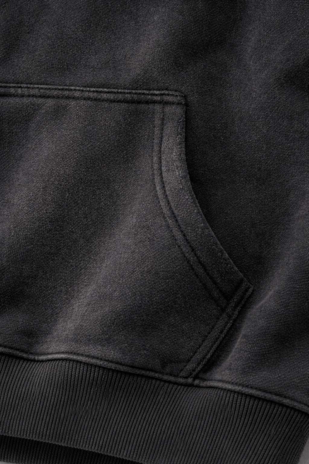 Faded Black Hoodie