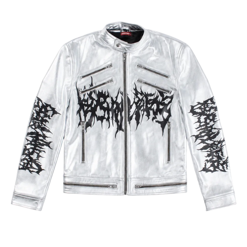 UWDT LEATHER BIKER JACKET