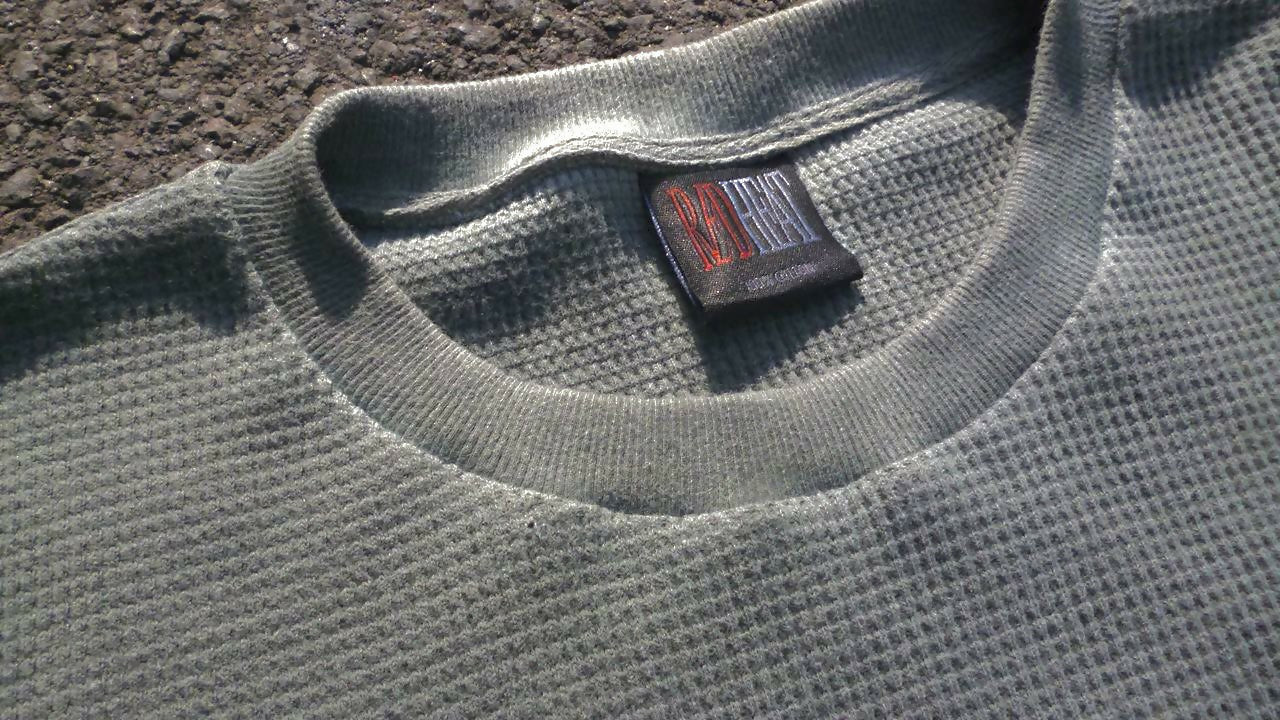 'Deathless' waffle longsleeve