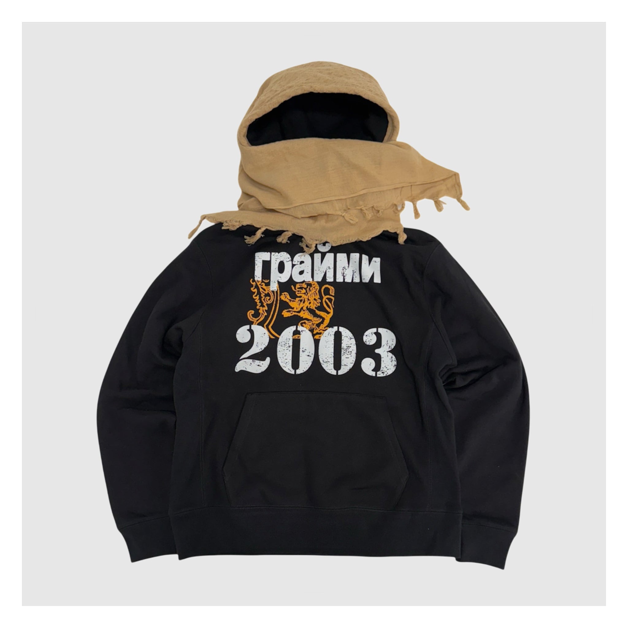 RUSSIAN V2 KEFFIYEH HOODIE (SAND)