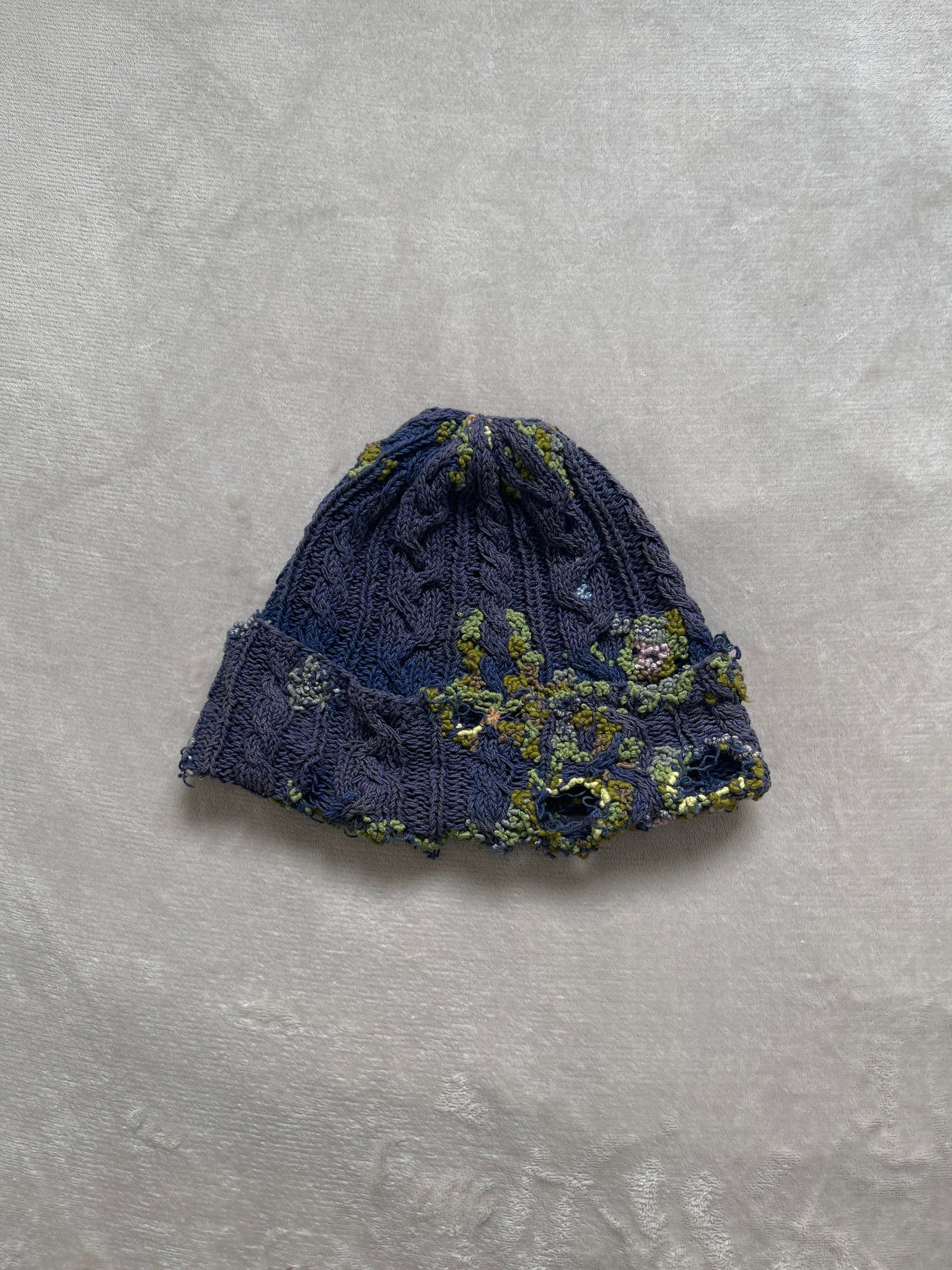 "" Embroidered Dot Beanie
