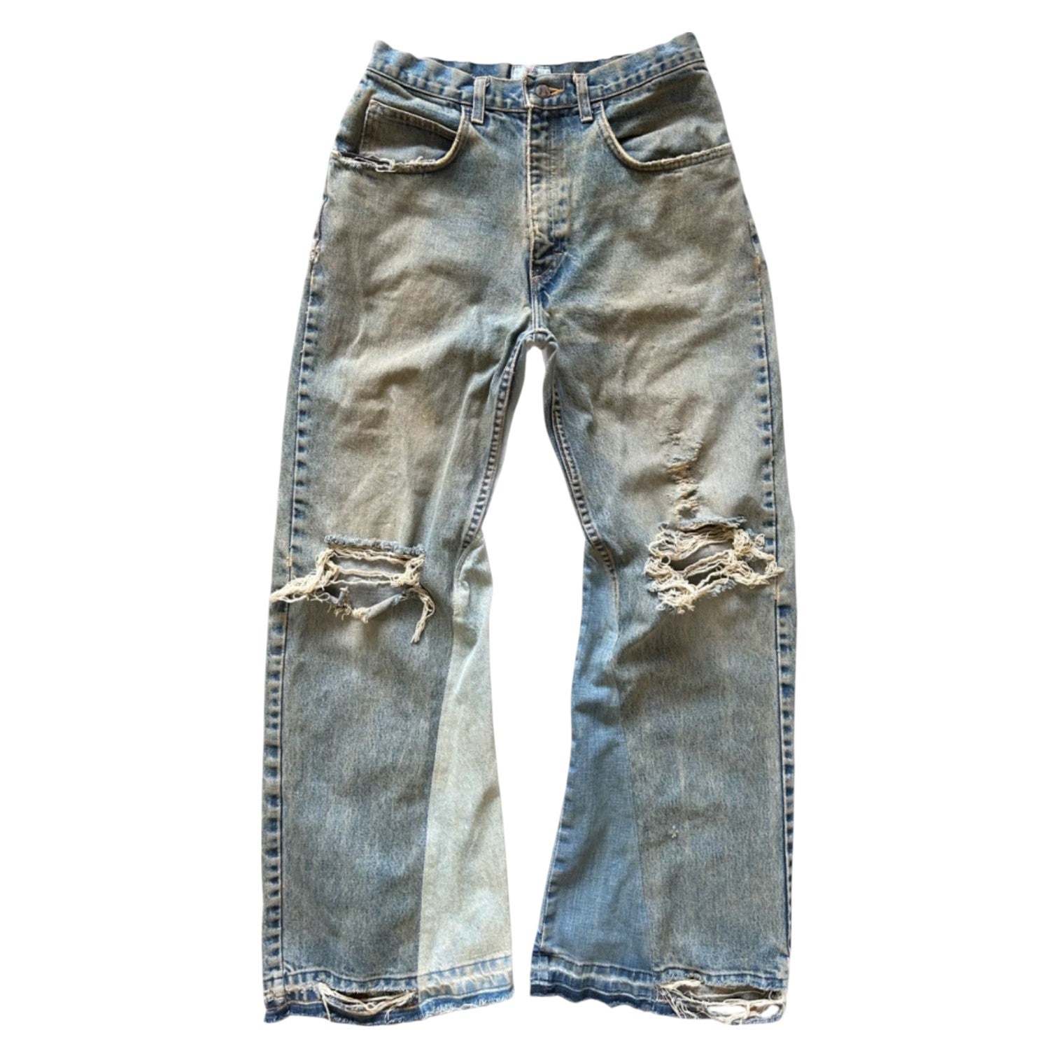 MUD WASH FLARE DENIM