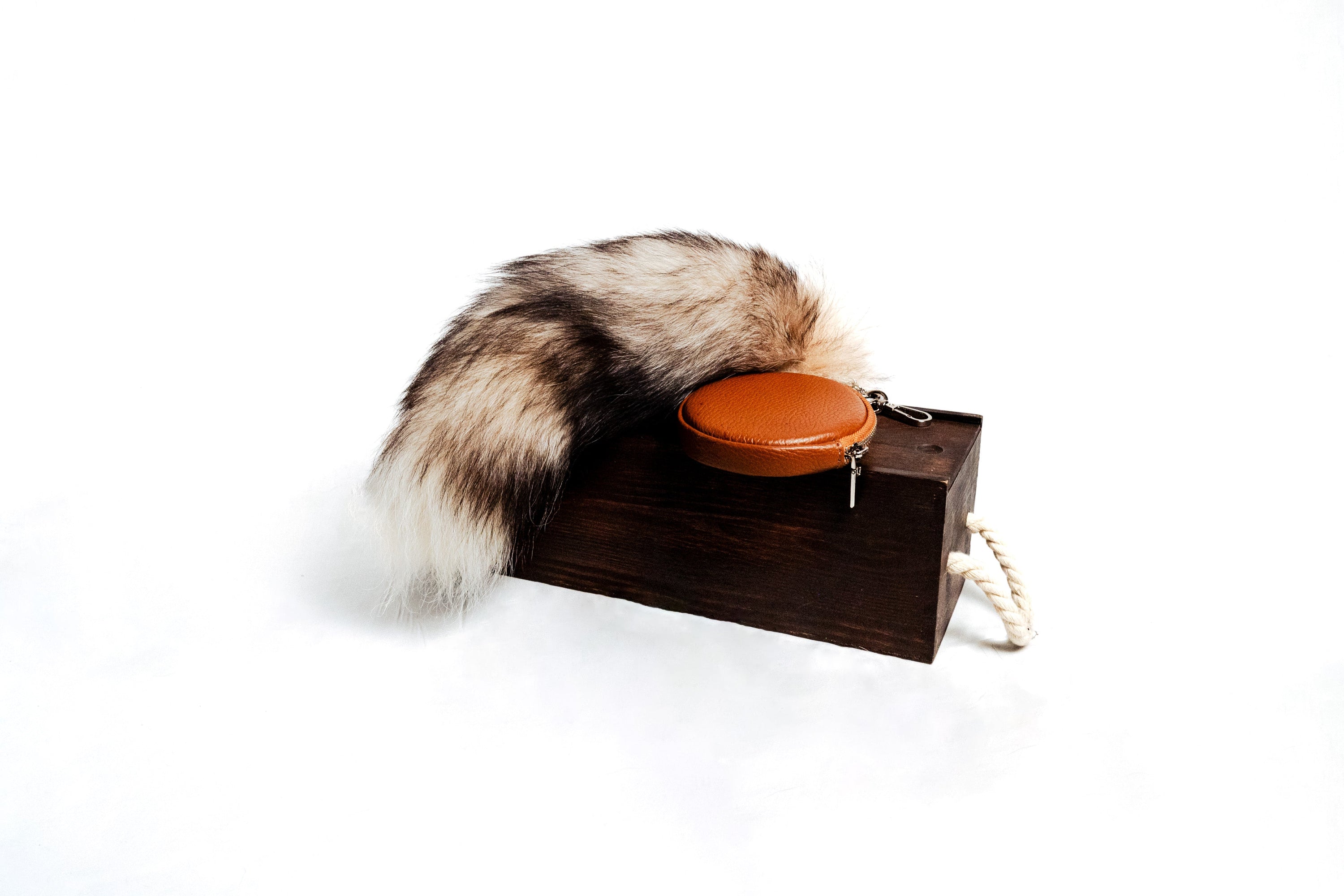 Fox Tail Wallet Brown