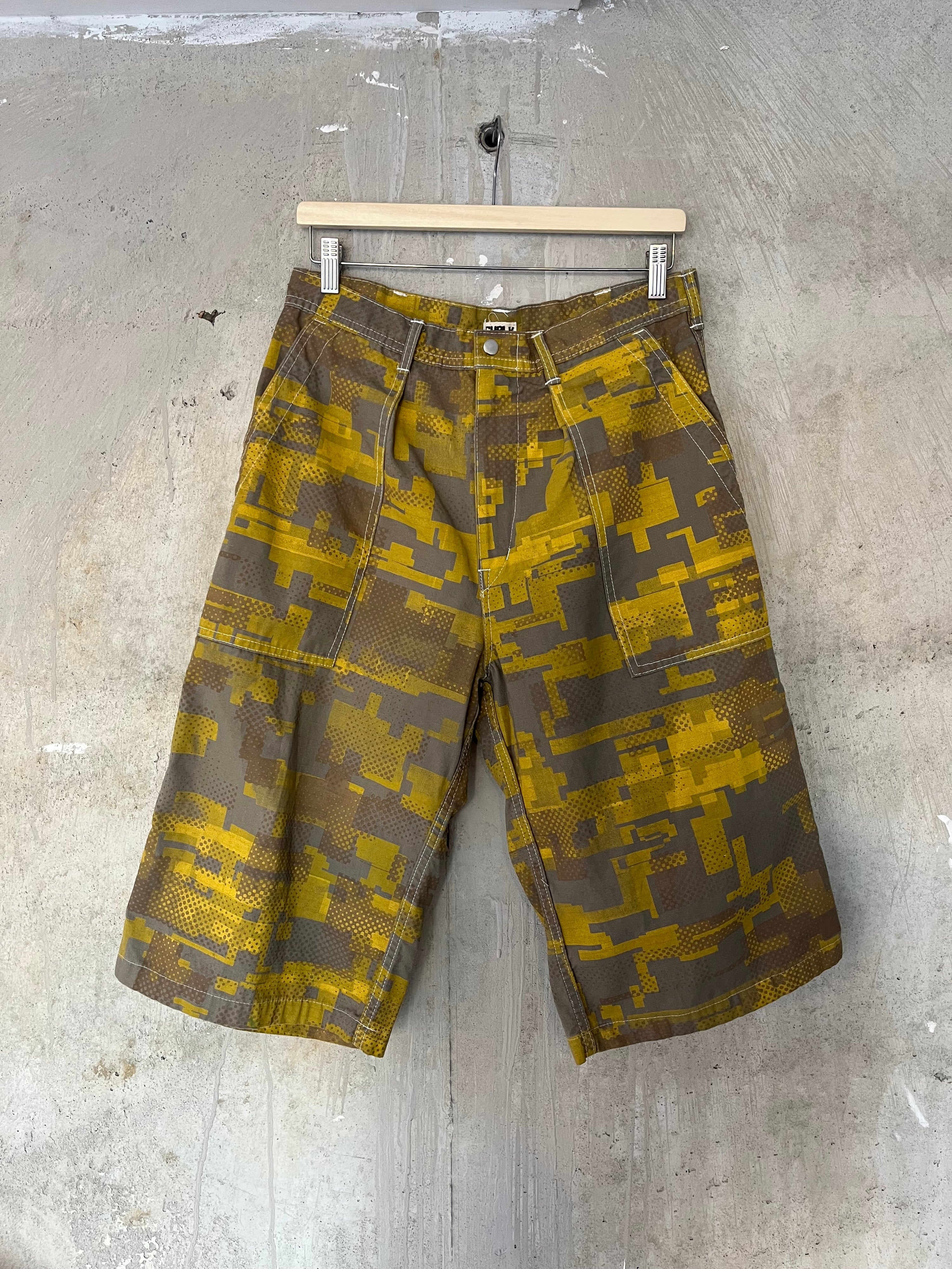 Long Shorts - 2 Layer Digi-Camo Cotton Ripstop