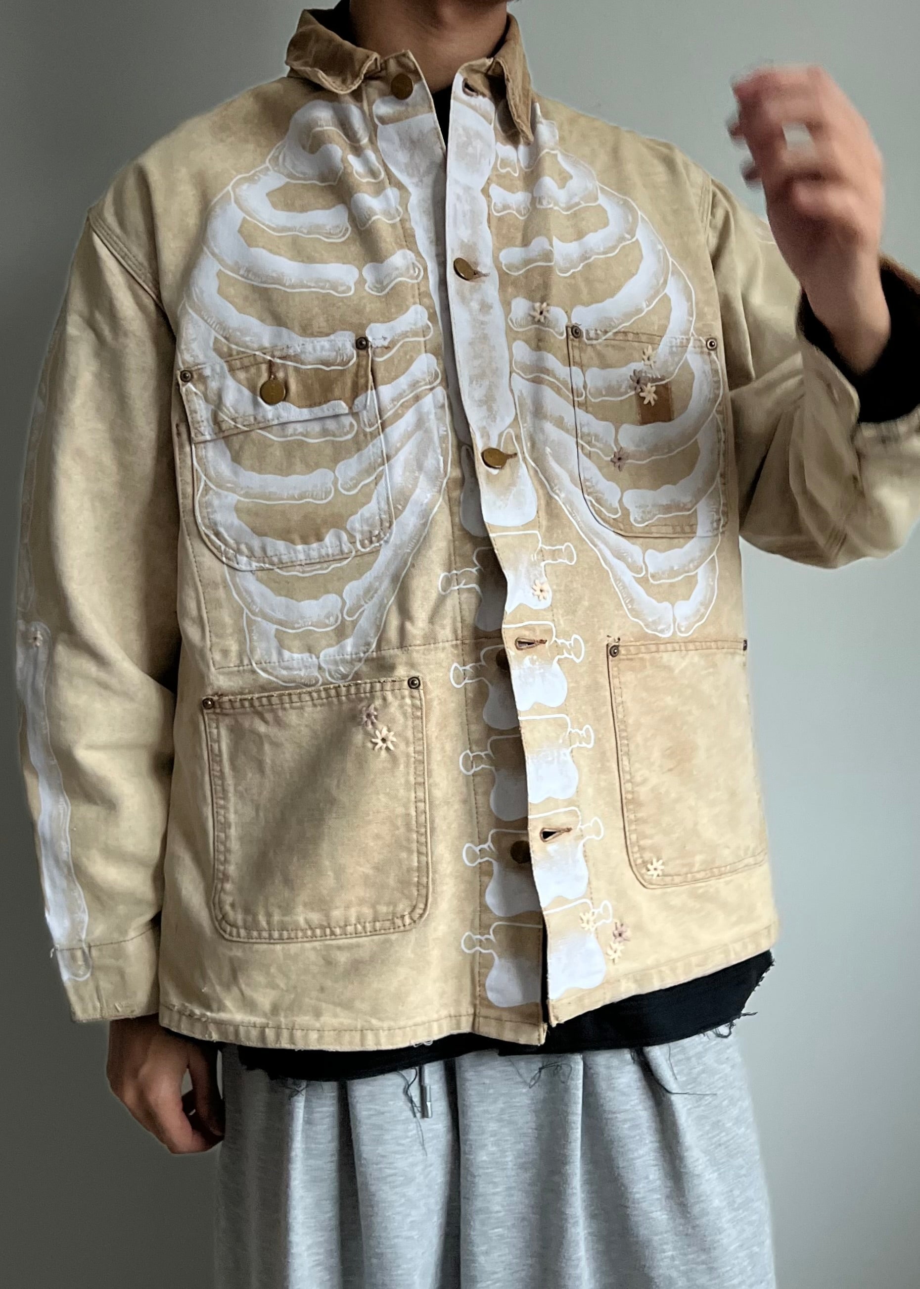 ""SKELETON Faded Tan Workwear