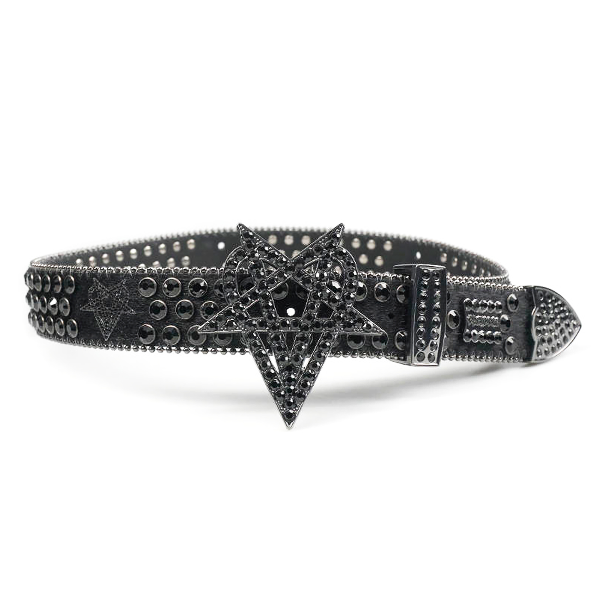 "OVD STUDDED BELT" - BLACK"