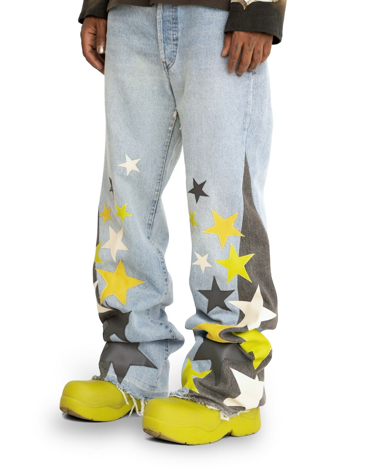 STAR SHOWER DENIM PANTS