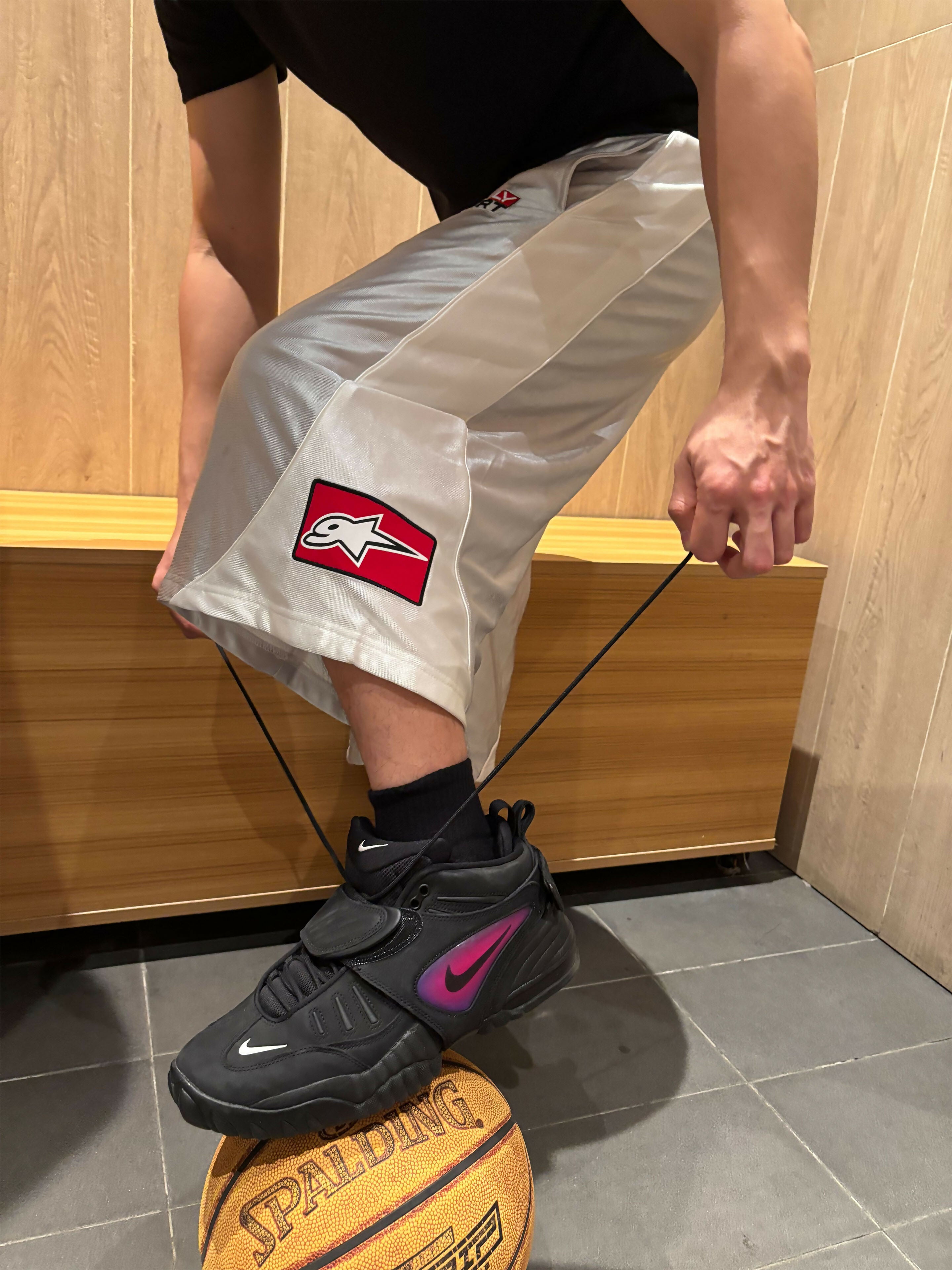 CONTRAST COLOR PANELED SPORTS PANTS