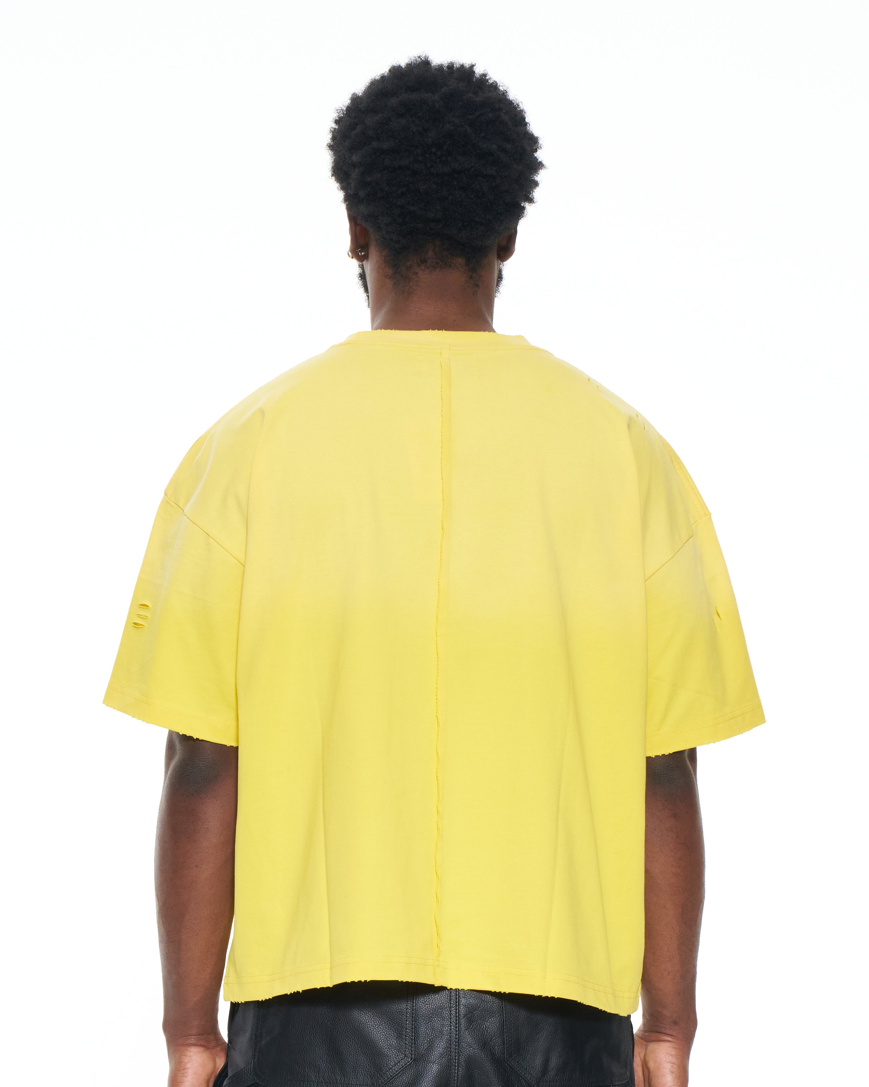 Saints & Sinners Yellow Rhinestone Shirt