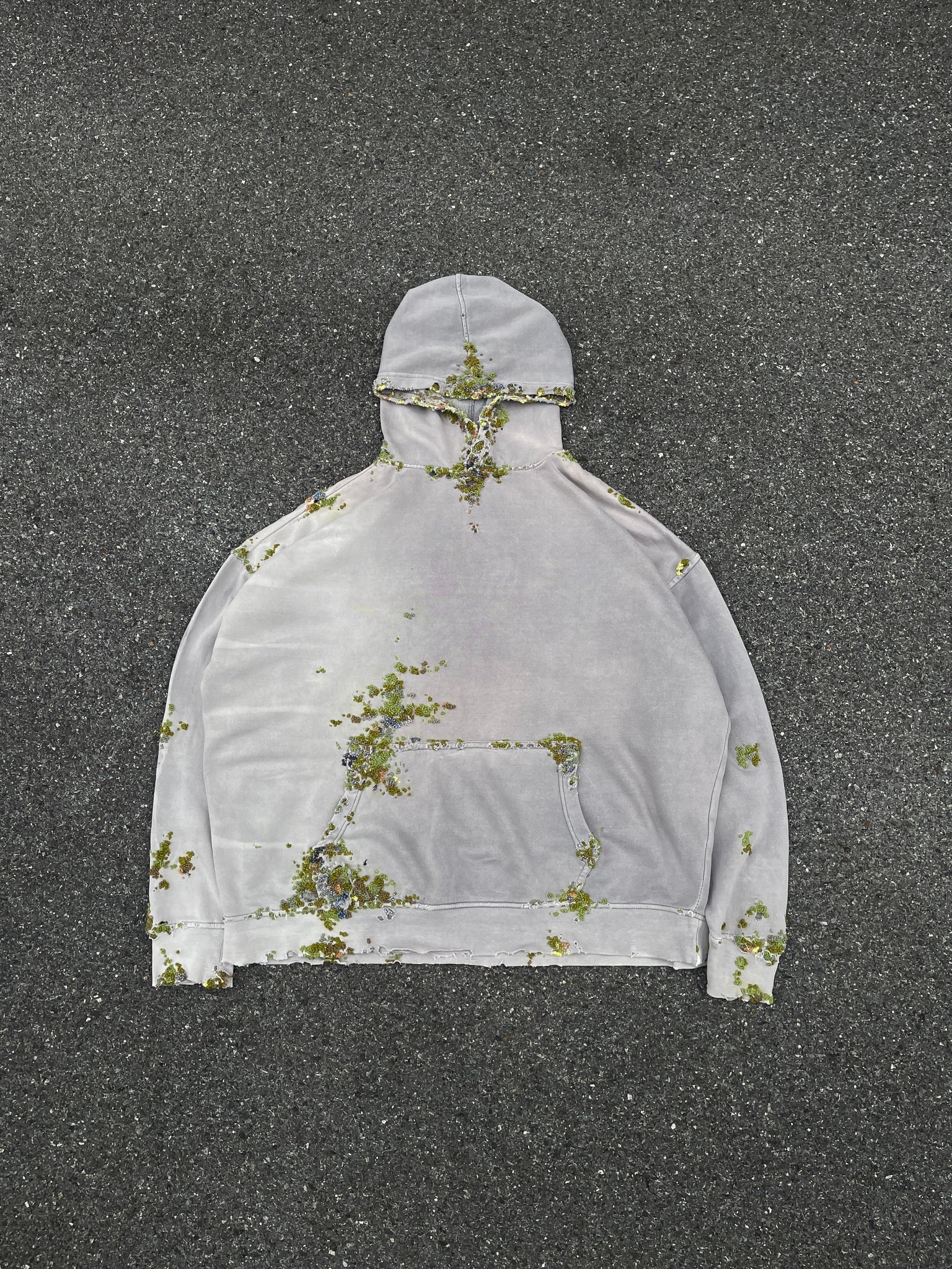 " Embroidered Dot Hoodie