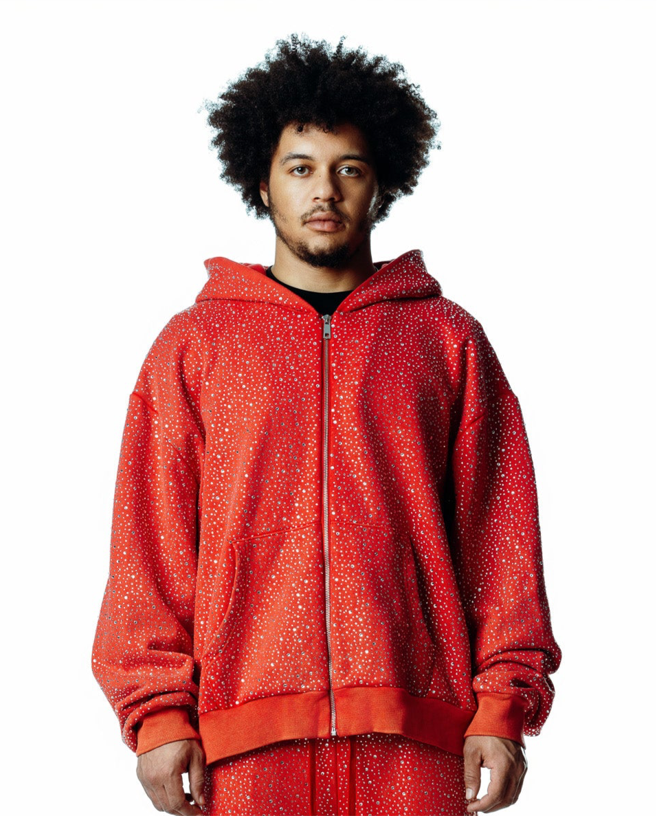 Red Crystal Hoodie