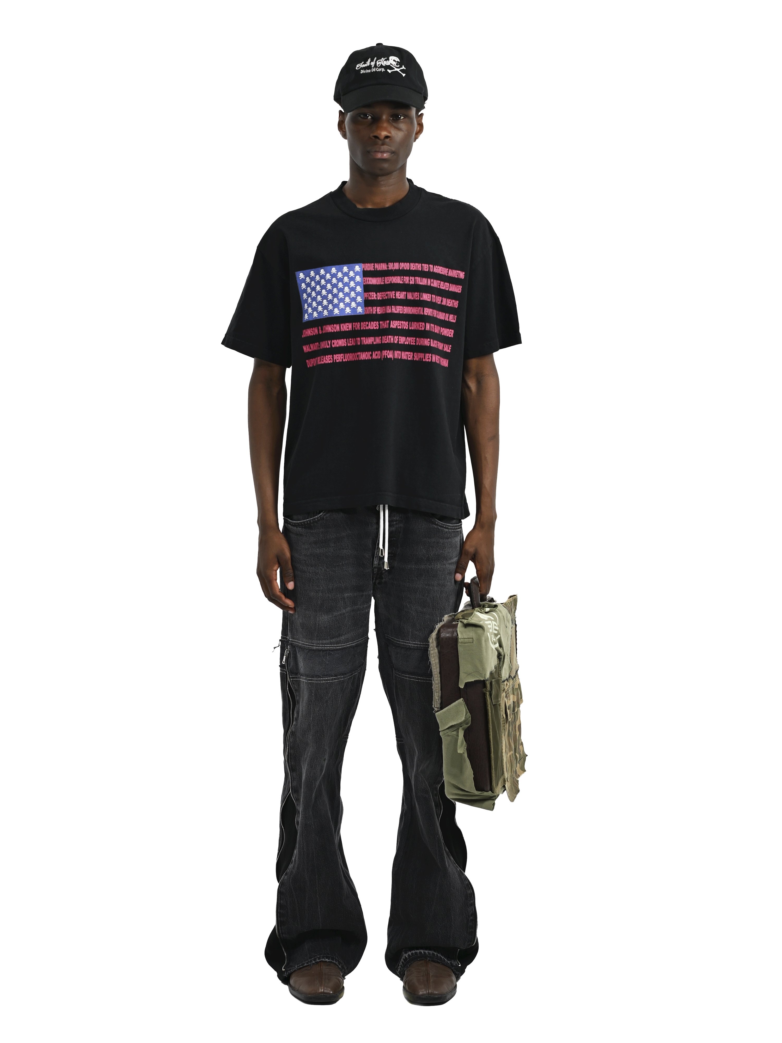 MADE IN AMERIKA - Heavy Box Tee Black