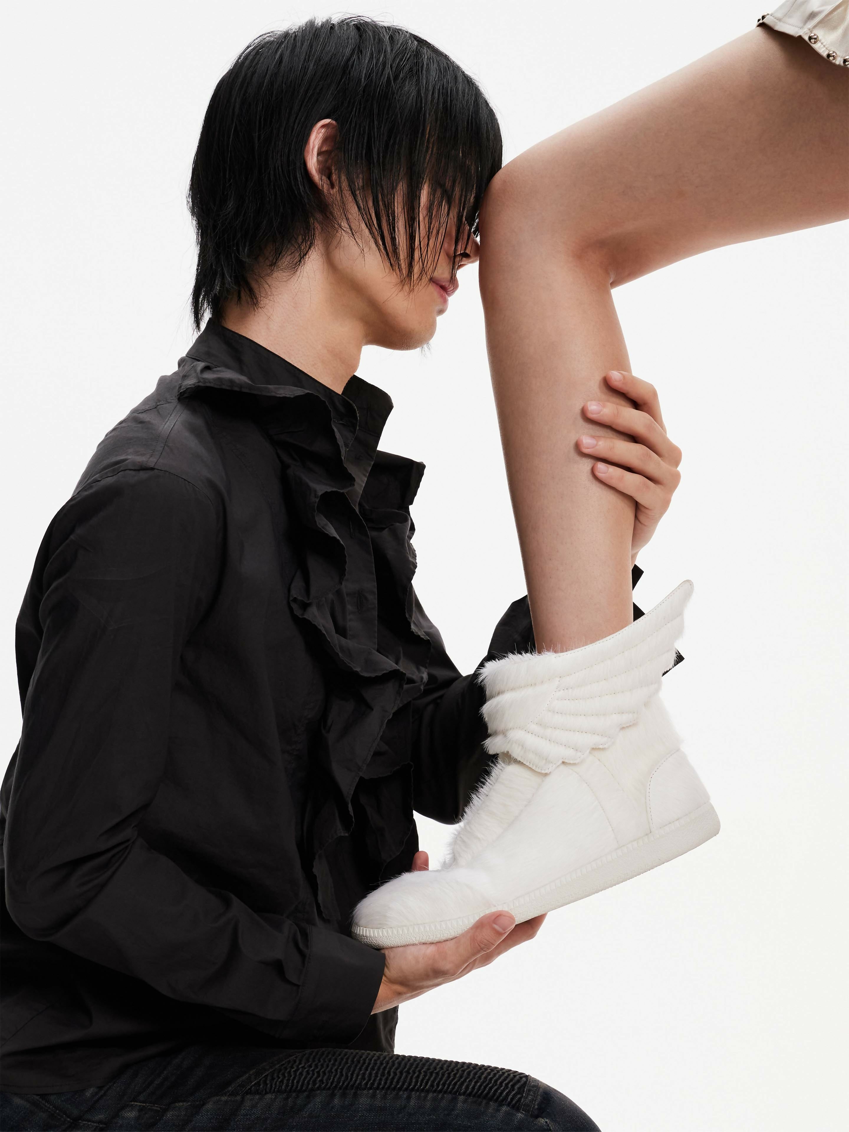 NINE-STAR PLEATED JEANS